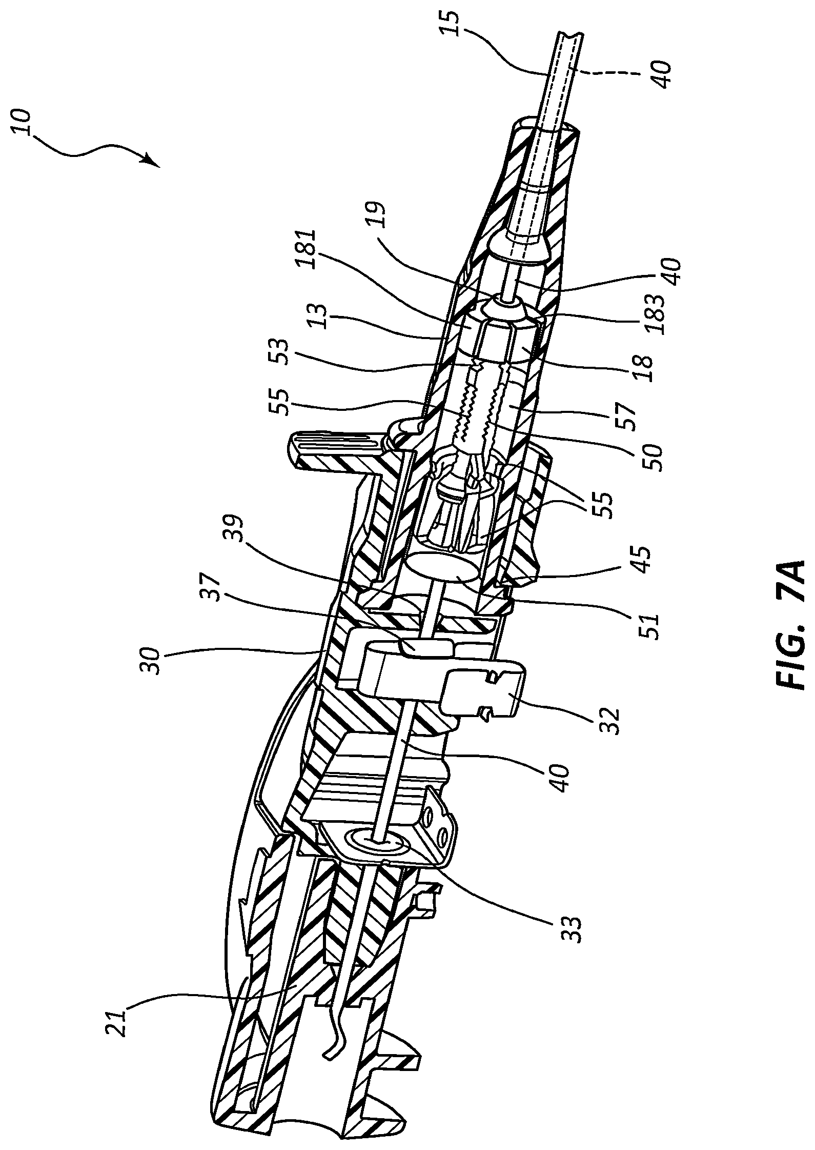 Patent US12318559 Figure 14 – Ported IV catheter having external needle shield and internal blood control septum