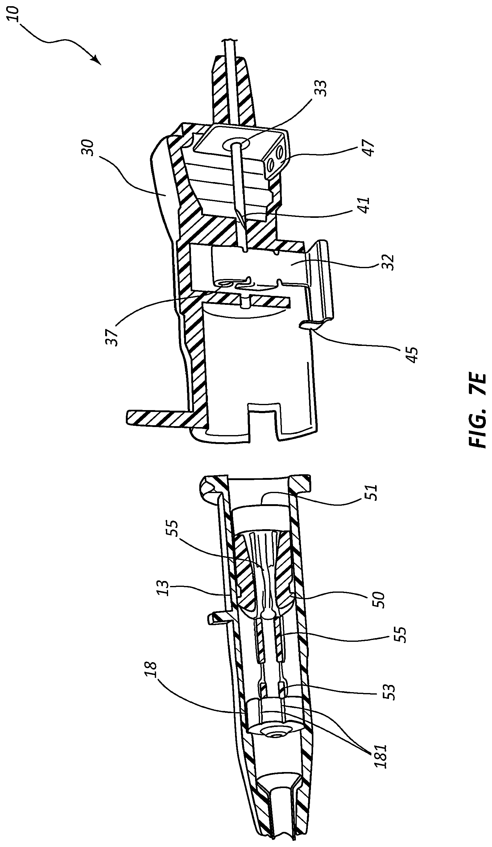 Patent US12318559 Figure 18 – Ported IV catheter having external needle shield and internal blood control septum