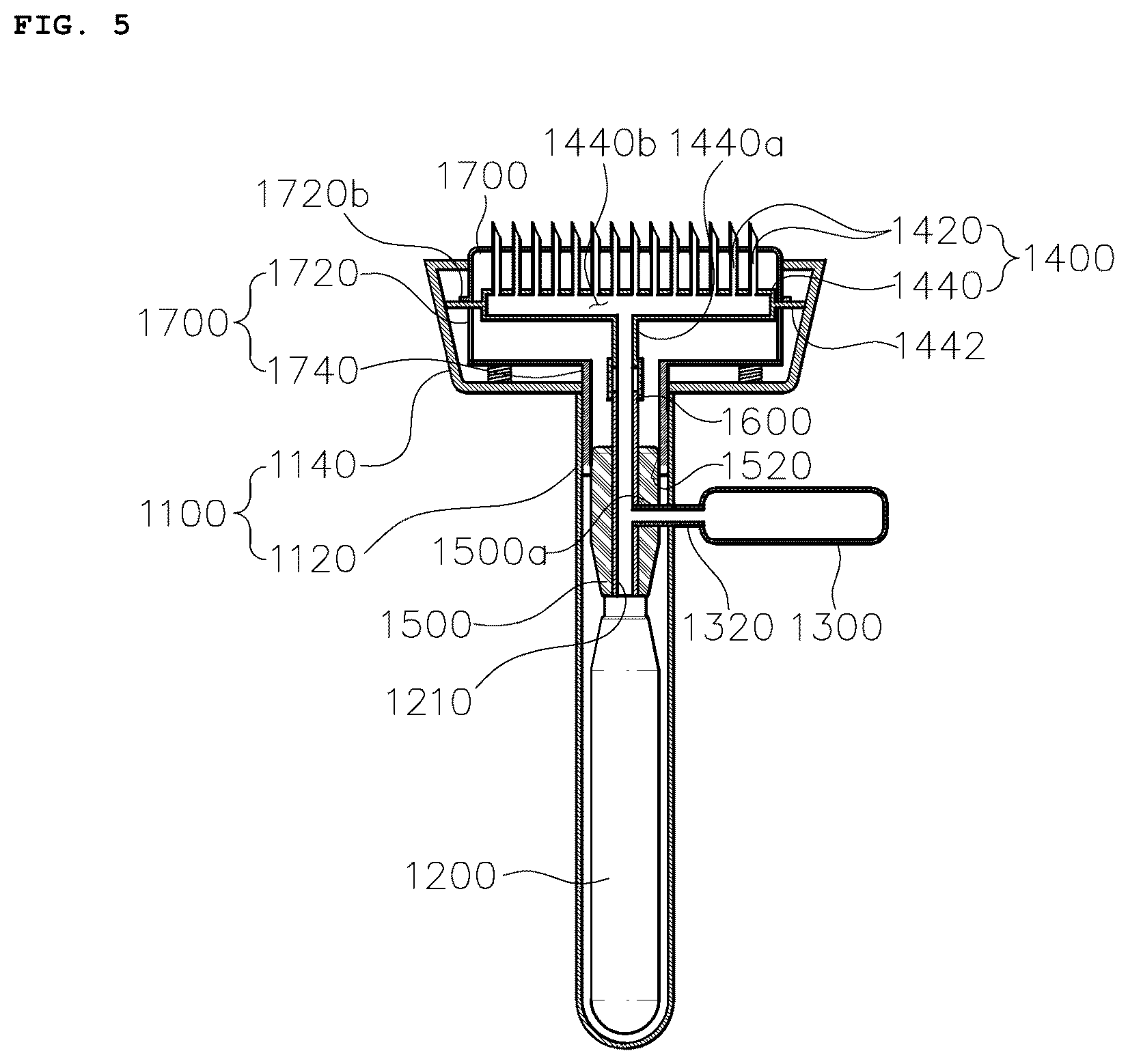 Patent US12318565 Figure 5 – Microneedle stamp device for injecting liquid medicine