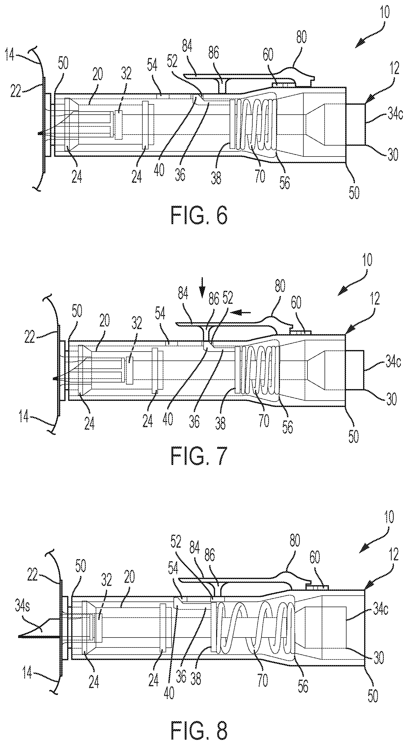 Patent US12318567 Figure 3 – Perforating connector for medical fluid containers