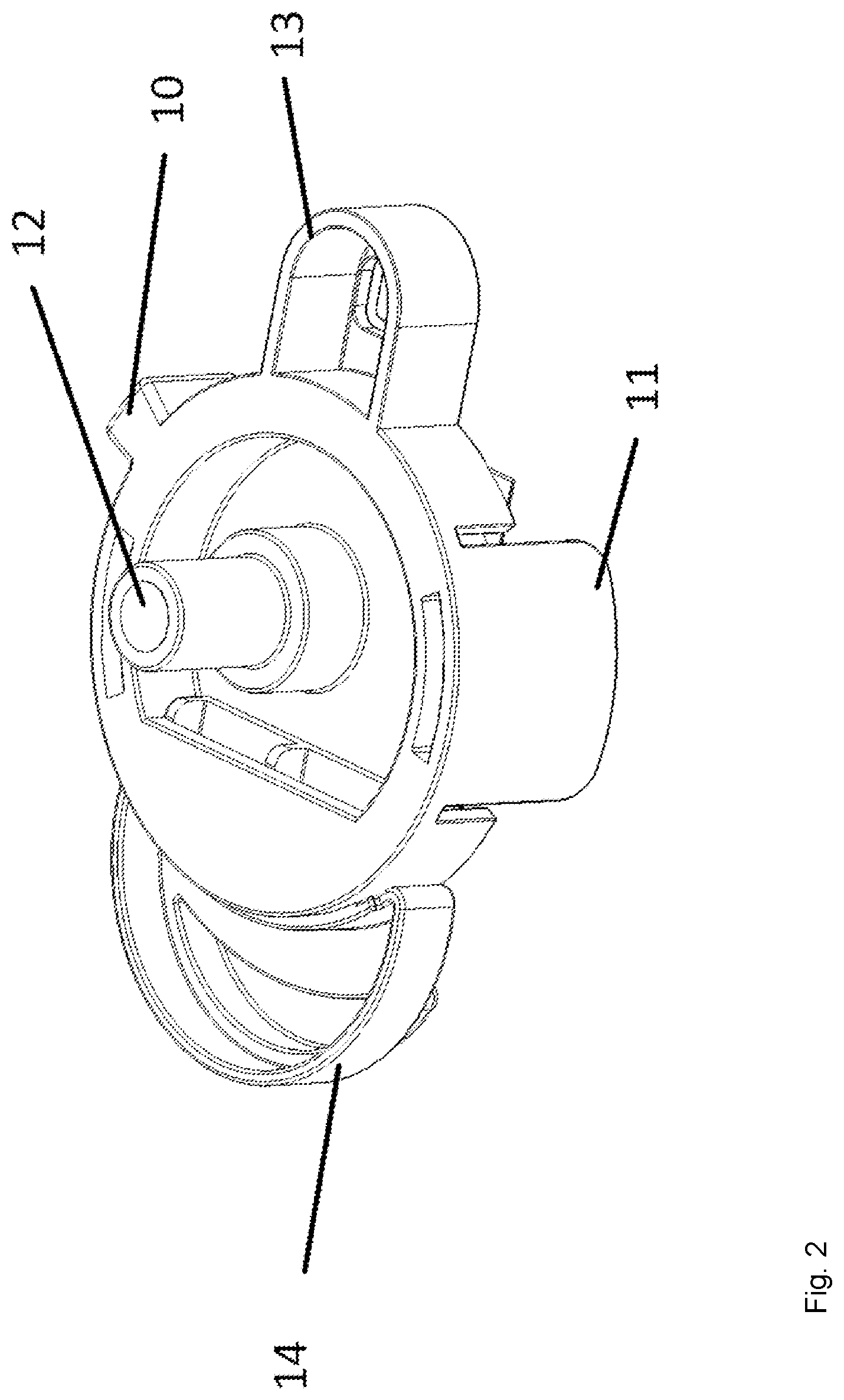 Patent US12318569 Figure 2 – Sterile connector