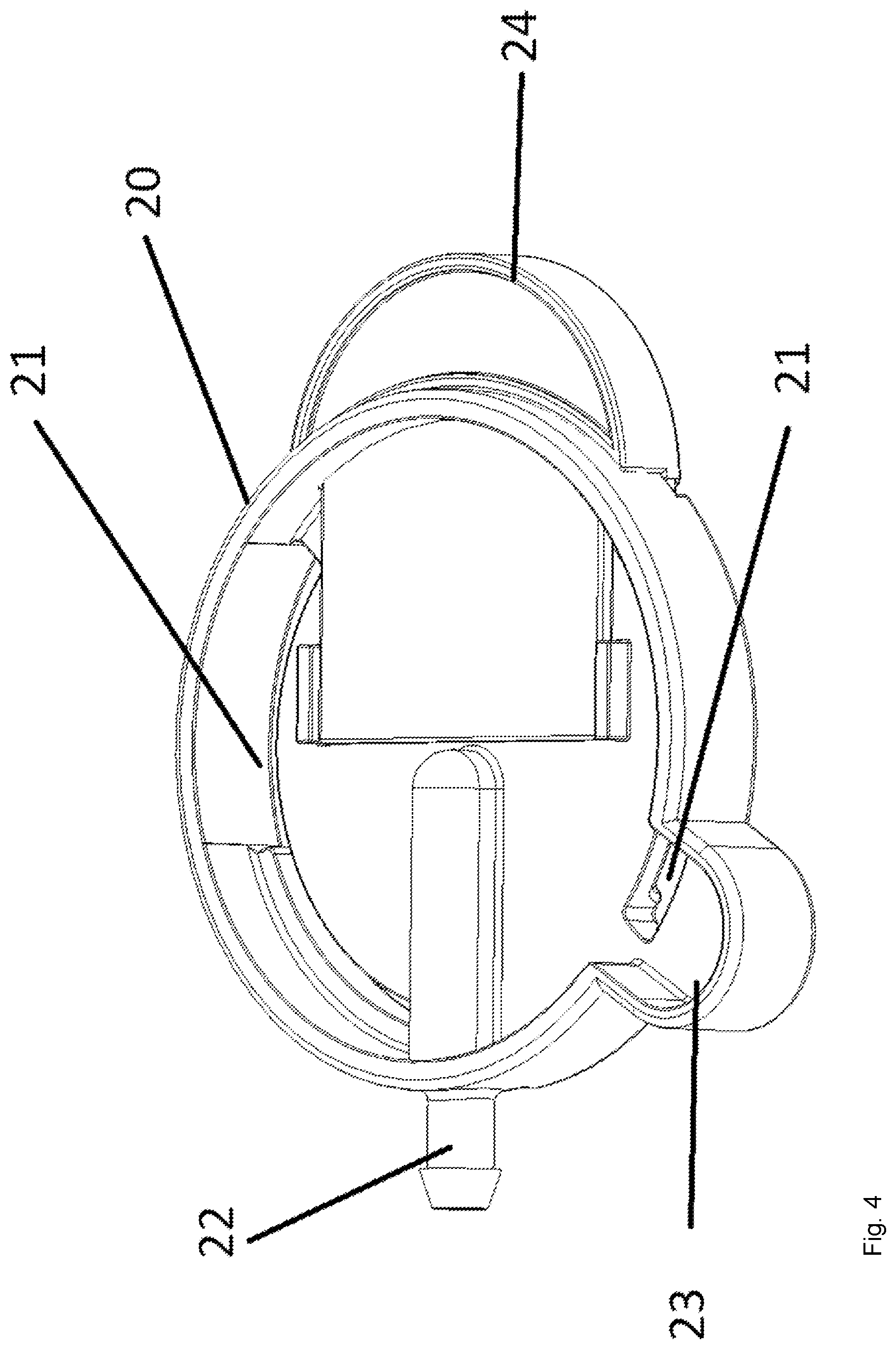 Patent US12318569 Figure 4 – Sterile connector