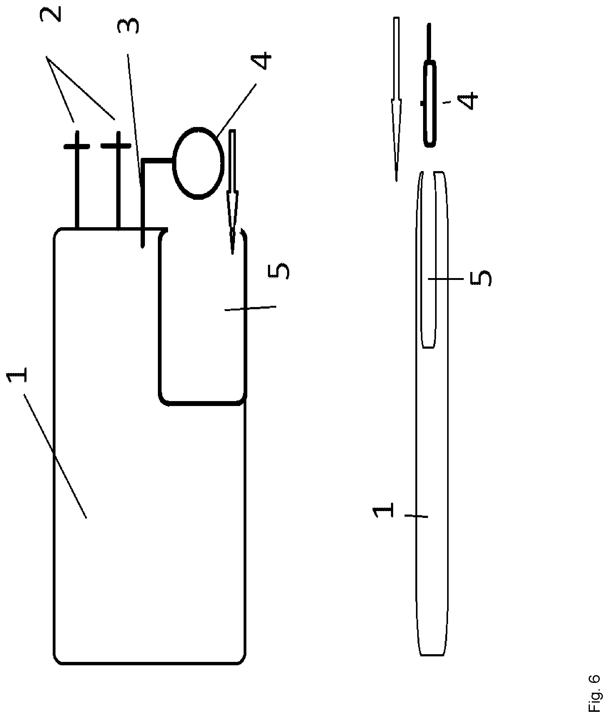 Patent US12318569 Figure 6 – Sterile connector