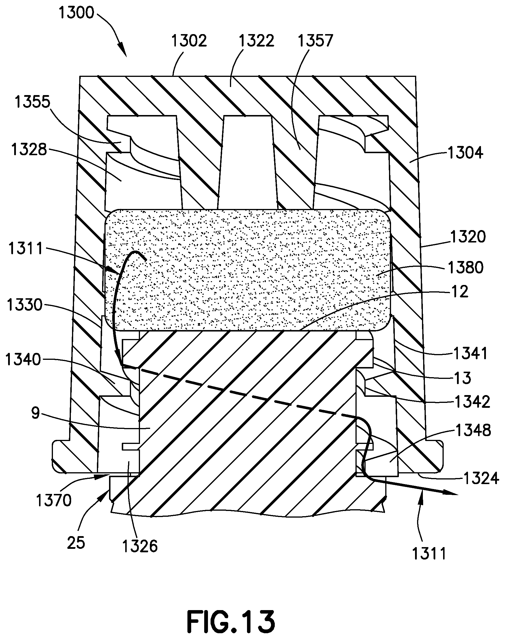 Patent US12318570 Figure 13 – Disinfection cap for IV needleless connectors