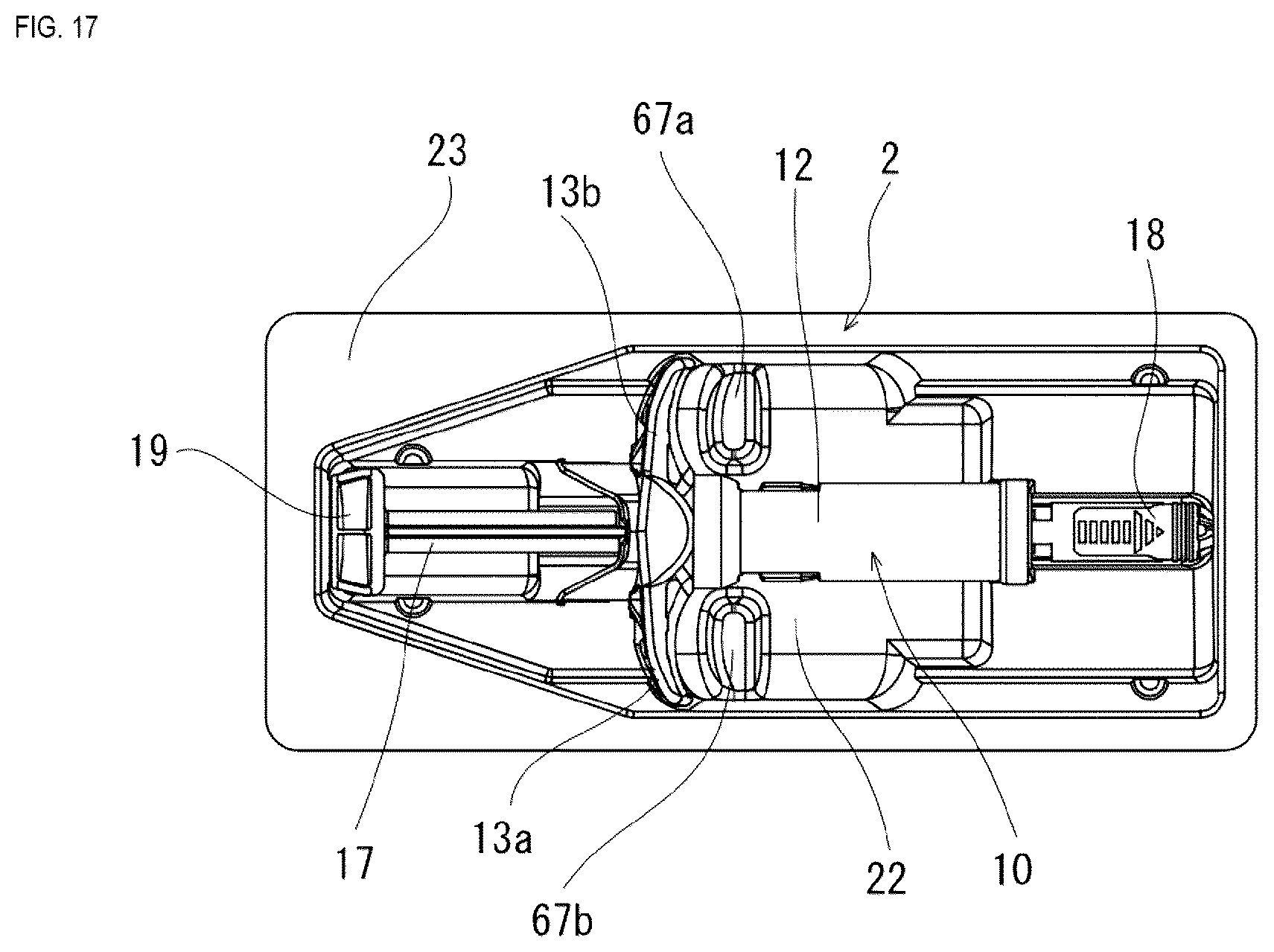 Patent US12318571 Figure 8 – Medical device packaging container and packaged medical device