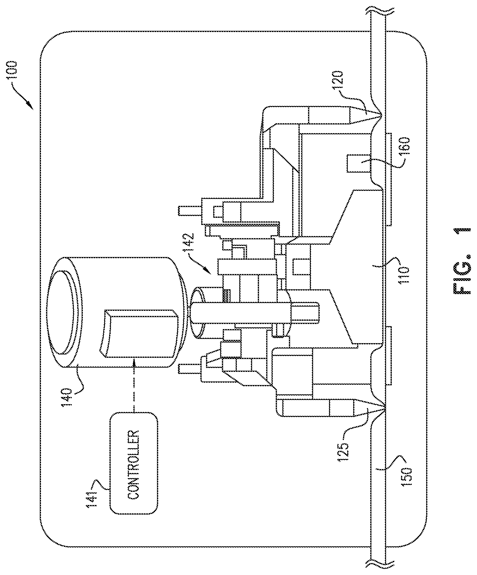Patent US12318576 Figure 1 – Infusion pump with toggling capability