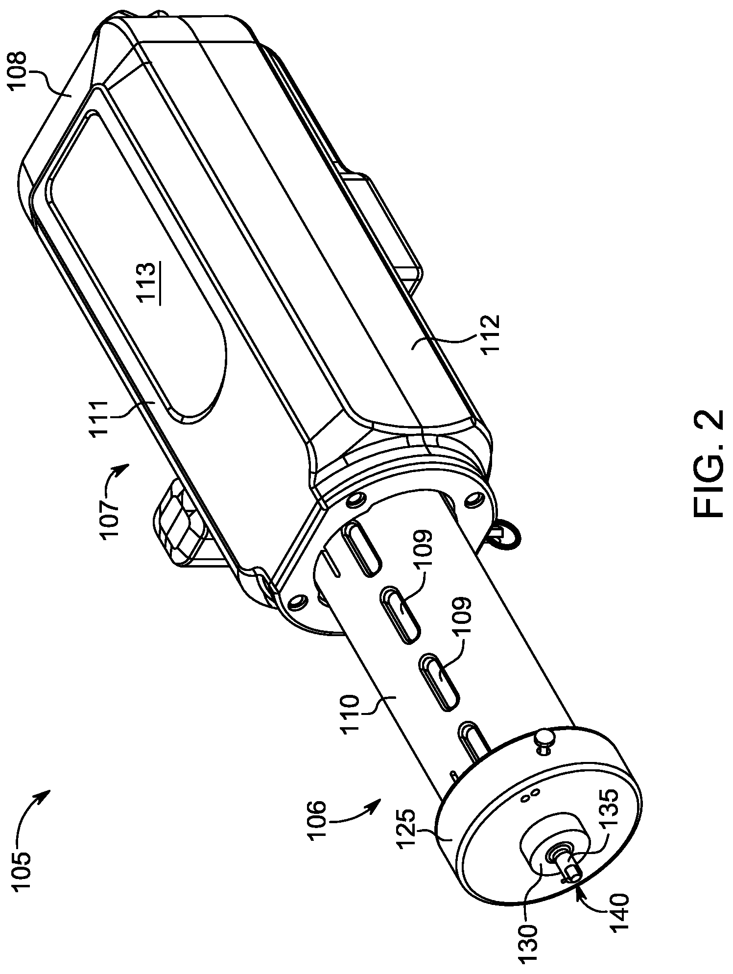 Patent US12318579 Figure 2 – Medical fluid injector