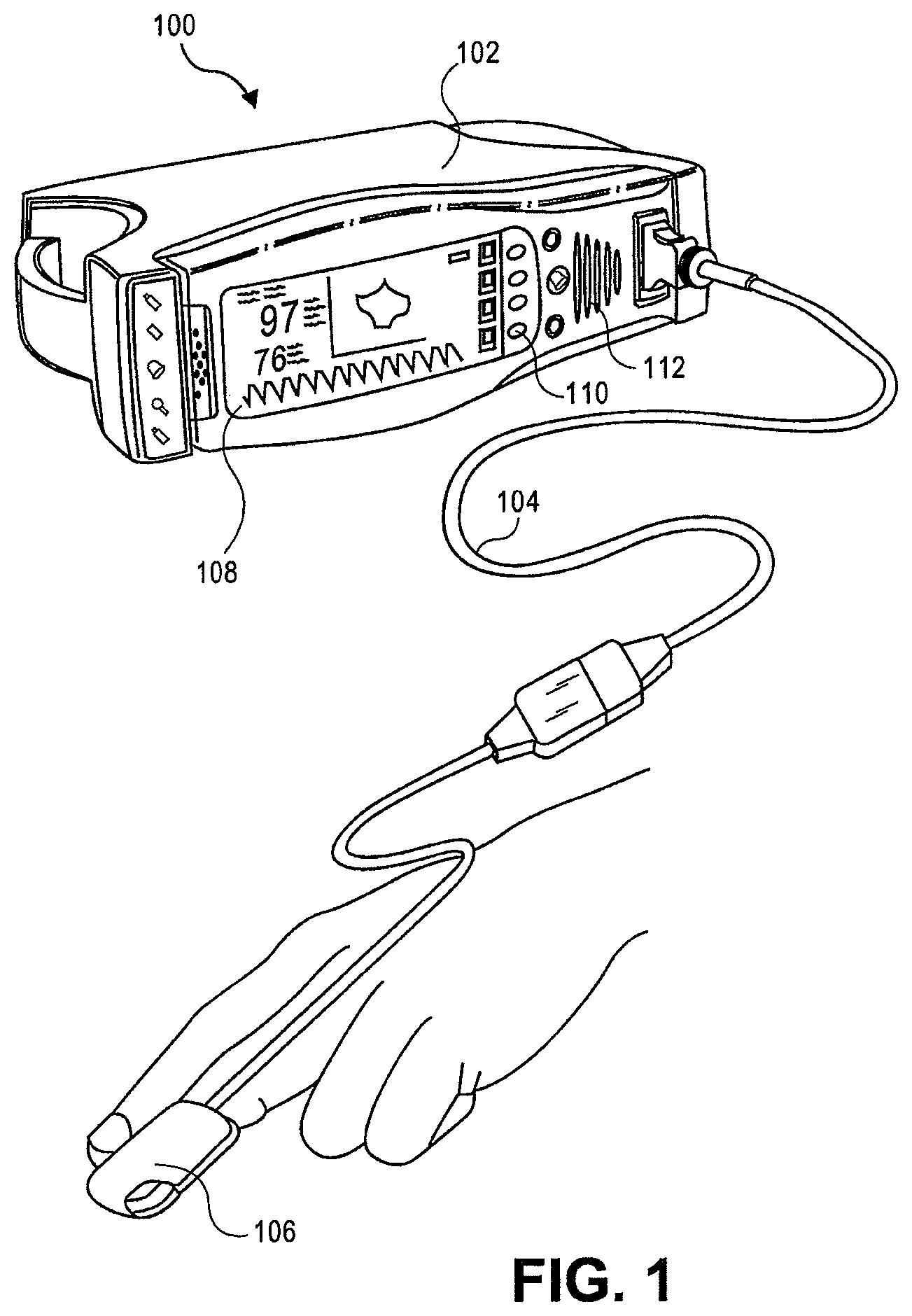 Patent US12318580 Figure 1 – Hemoglobin display and patient treatment