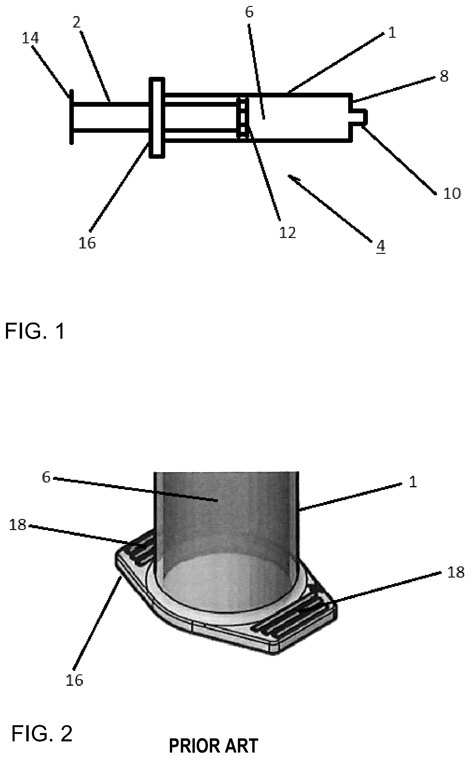 Patent US12318587 Figure 1 – Syringe body