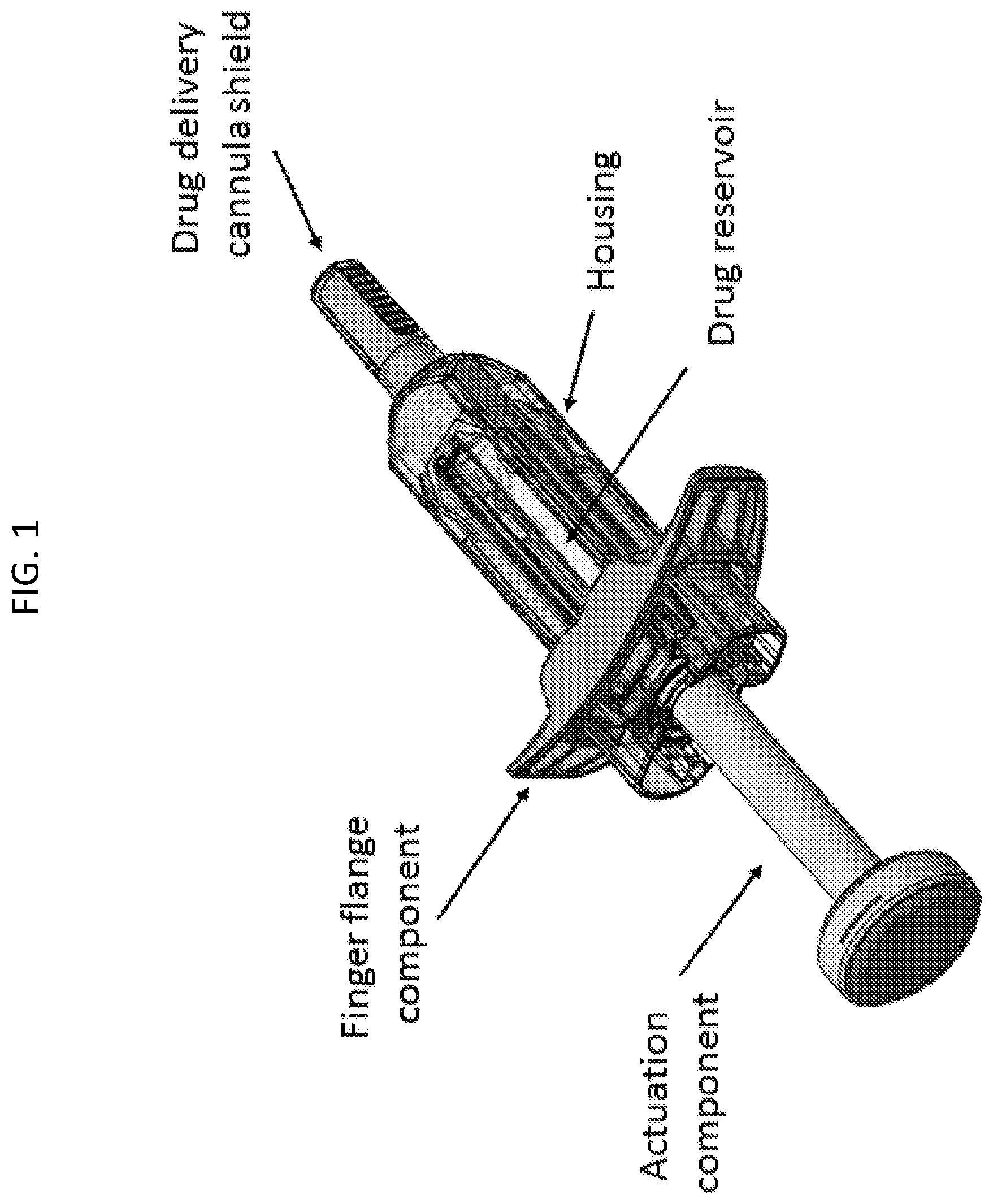 Patent US12318591 — Injection monitoring device — Figure 1
