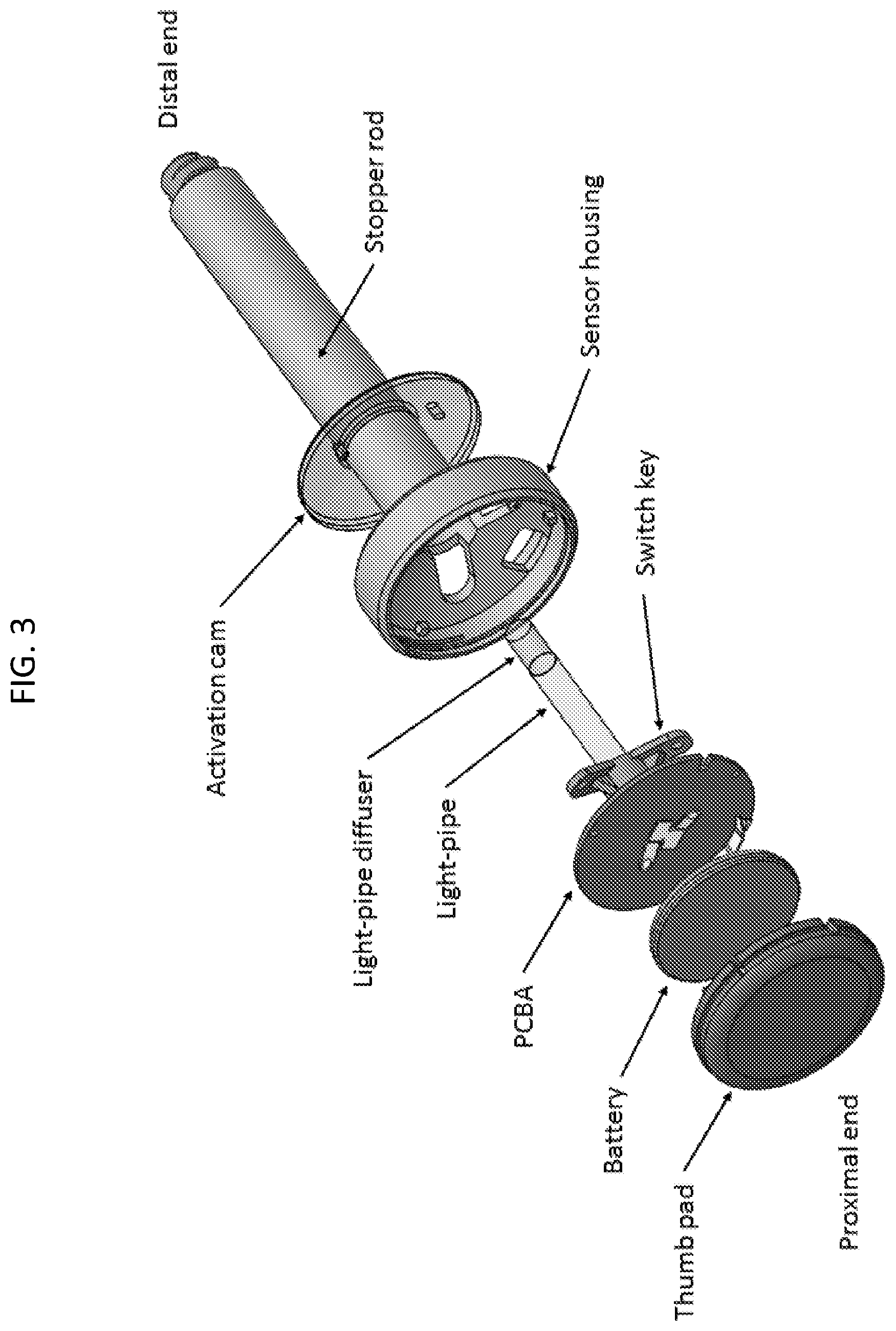 Patent US12318591 Figure 3 – Injection monitoring device
