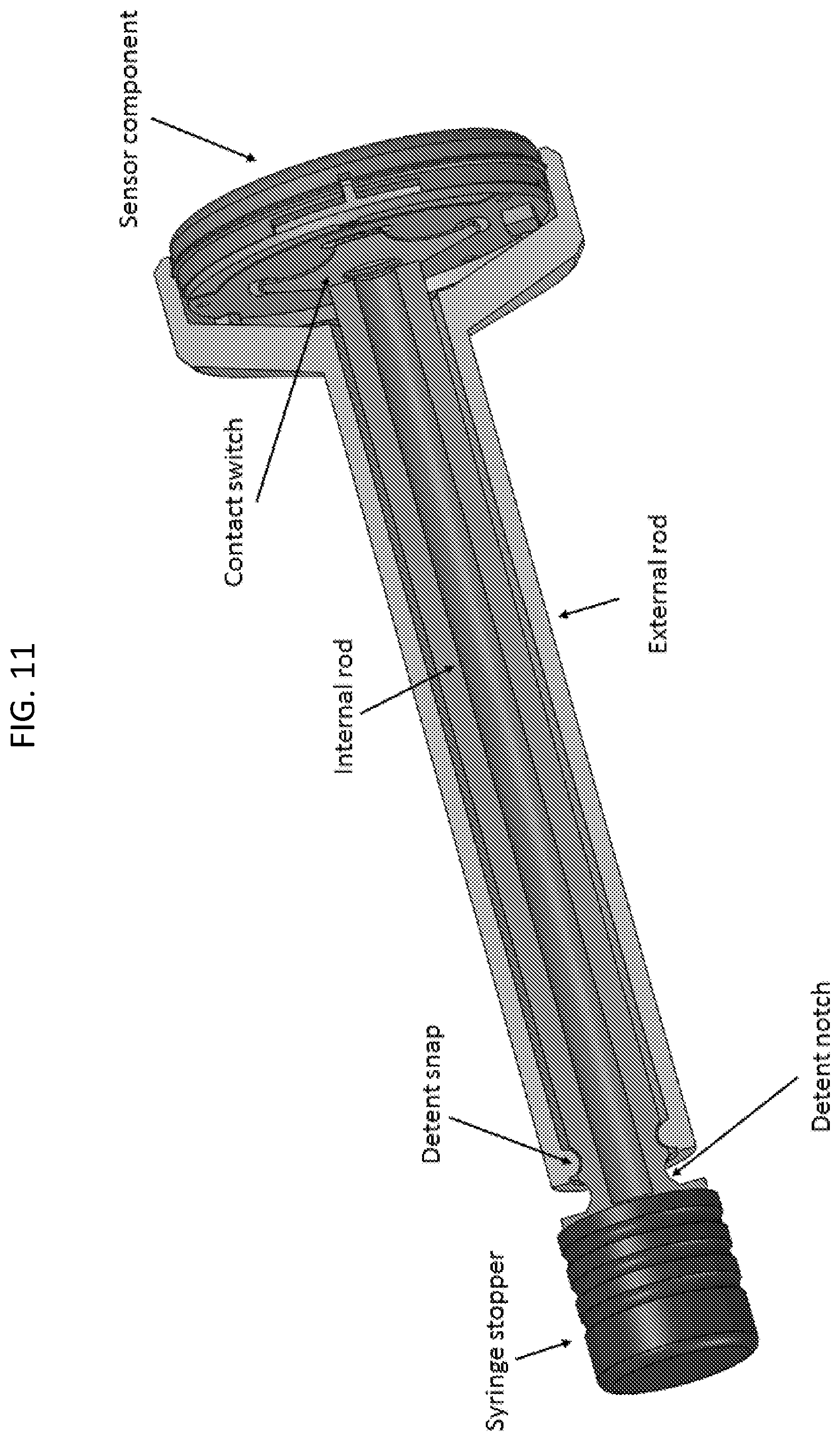 Patent US12318591 Figure 11 – Injection monitoring device