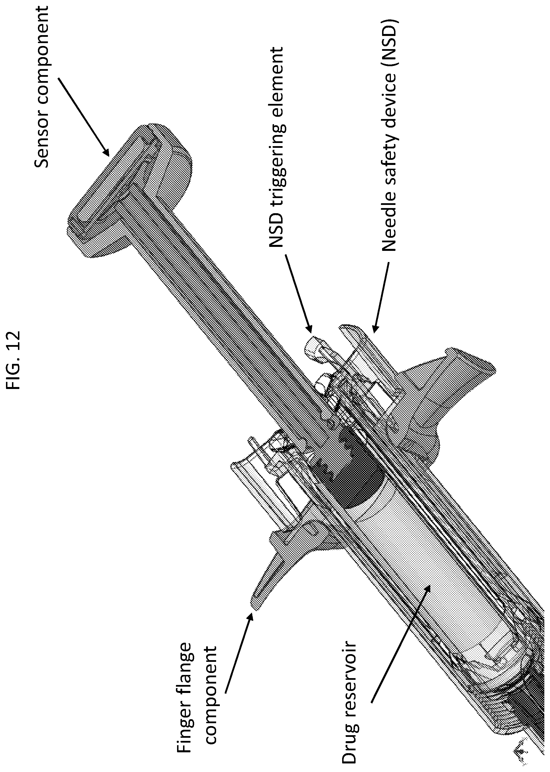 Patent US12318591 Figure 12 – Injection monitoring device