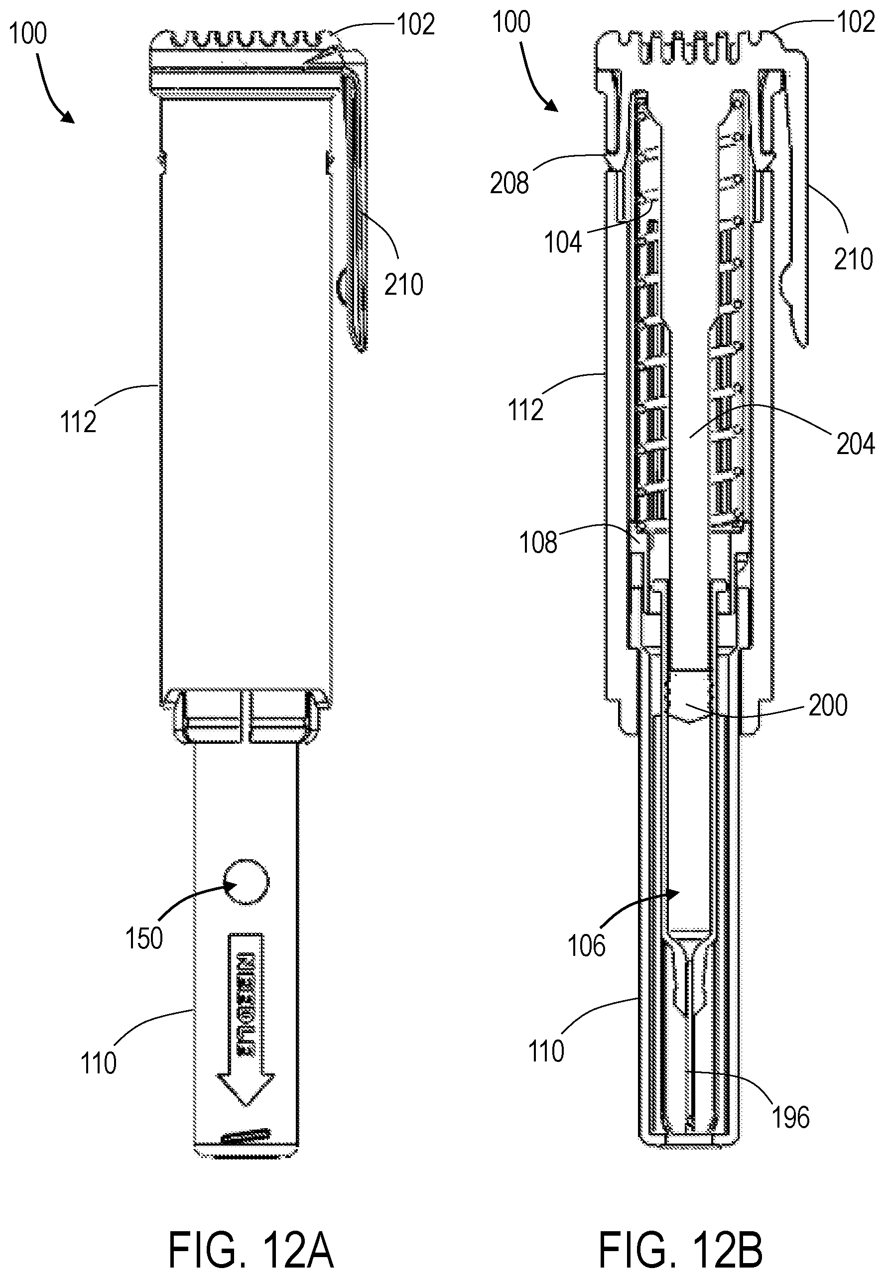 Patent US12318595 Figure 7 – Apparatuses and methods for injecting medicaments