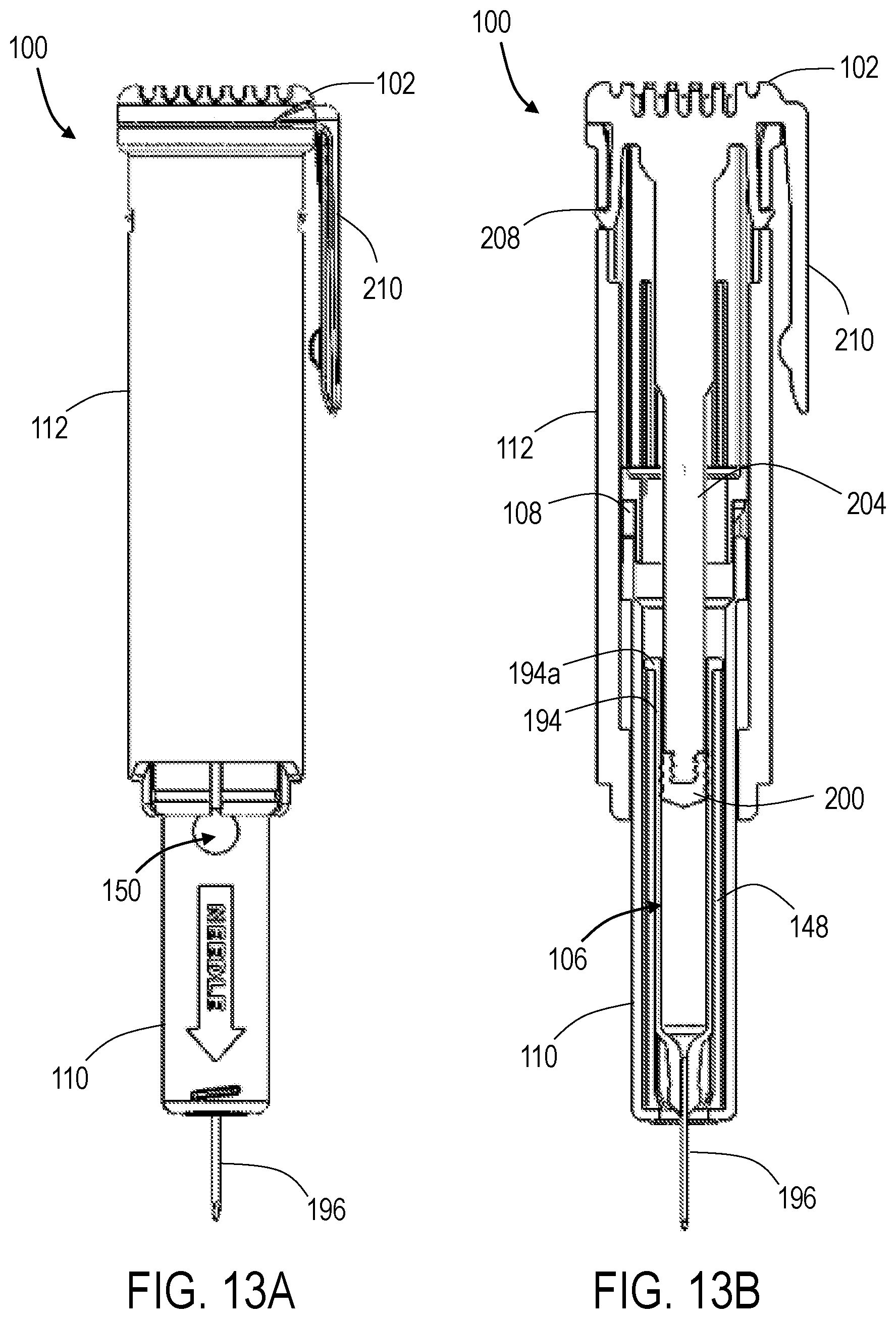 Patent US12318595 Figure 8 – Apparatuses and methods for injecting medicaments