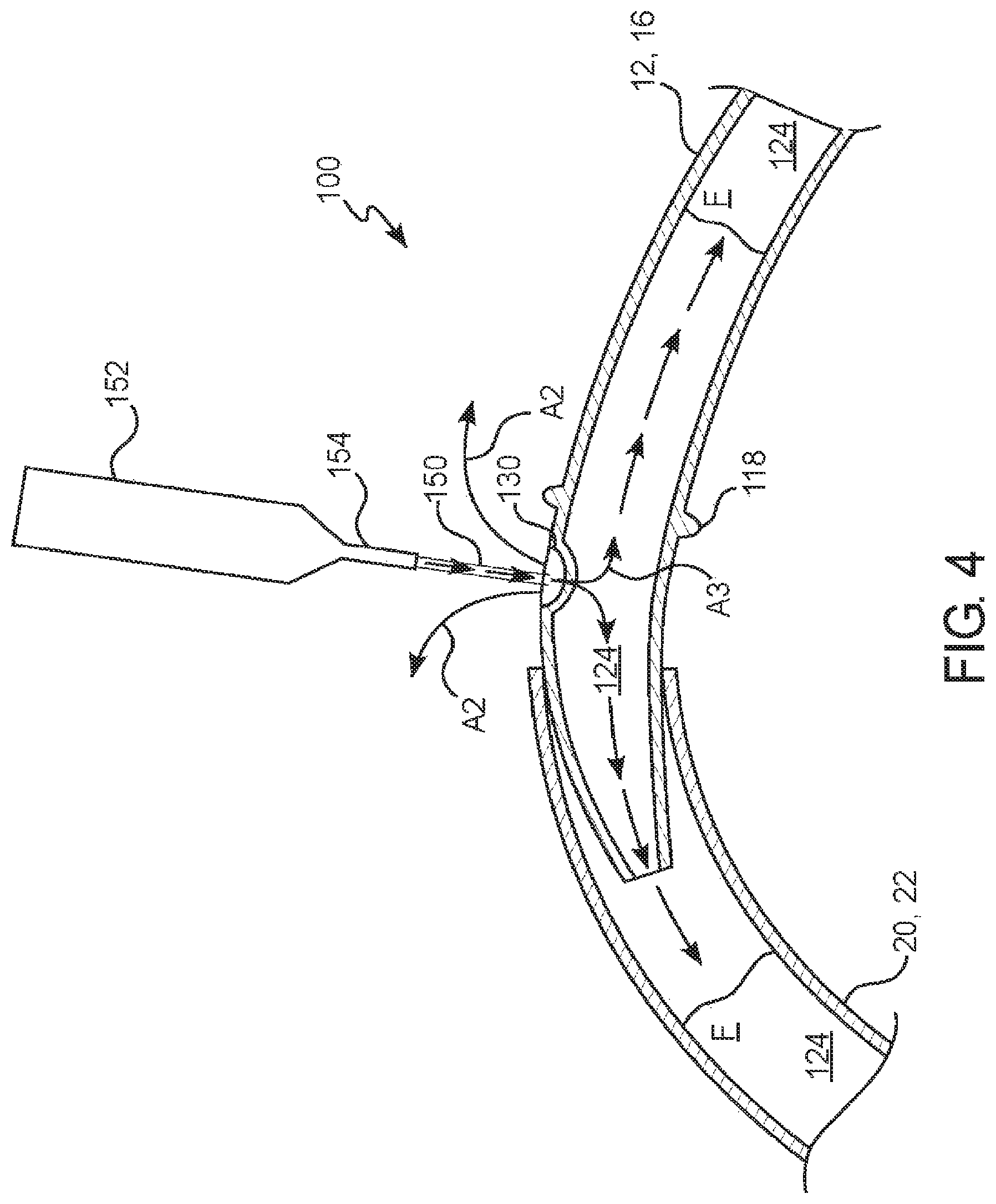 Patent US12318600 Figure 5 – Sterile connector and cannula assembly
