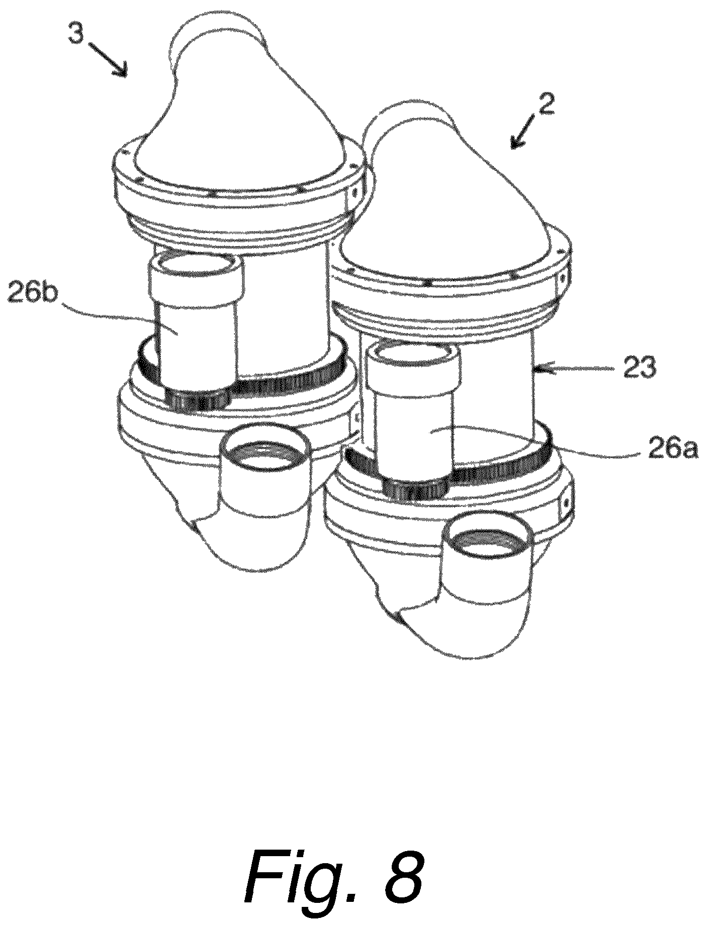 Patent US12318603 Figure 8 – Blood pumping device