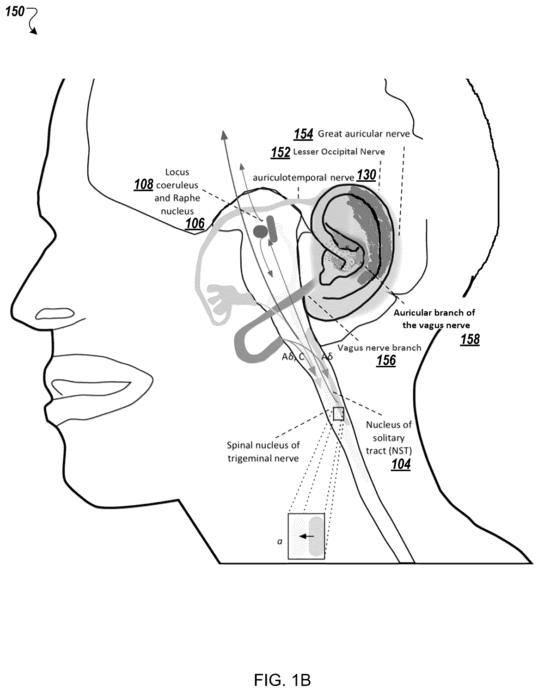 Patent US12318604 Figure 2 – Controlling or reducing stress using auricular neurostimulation