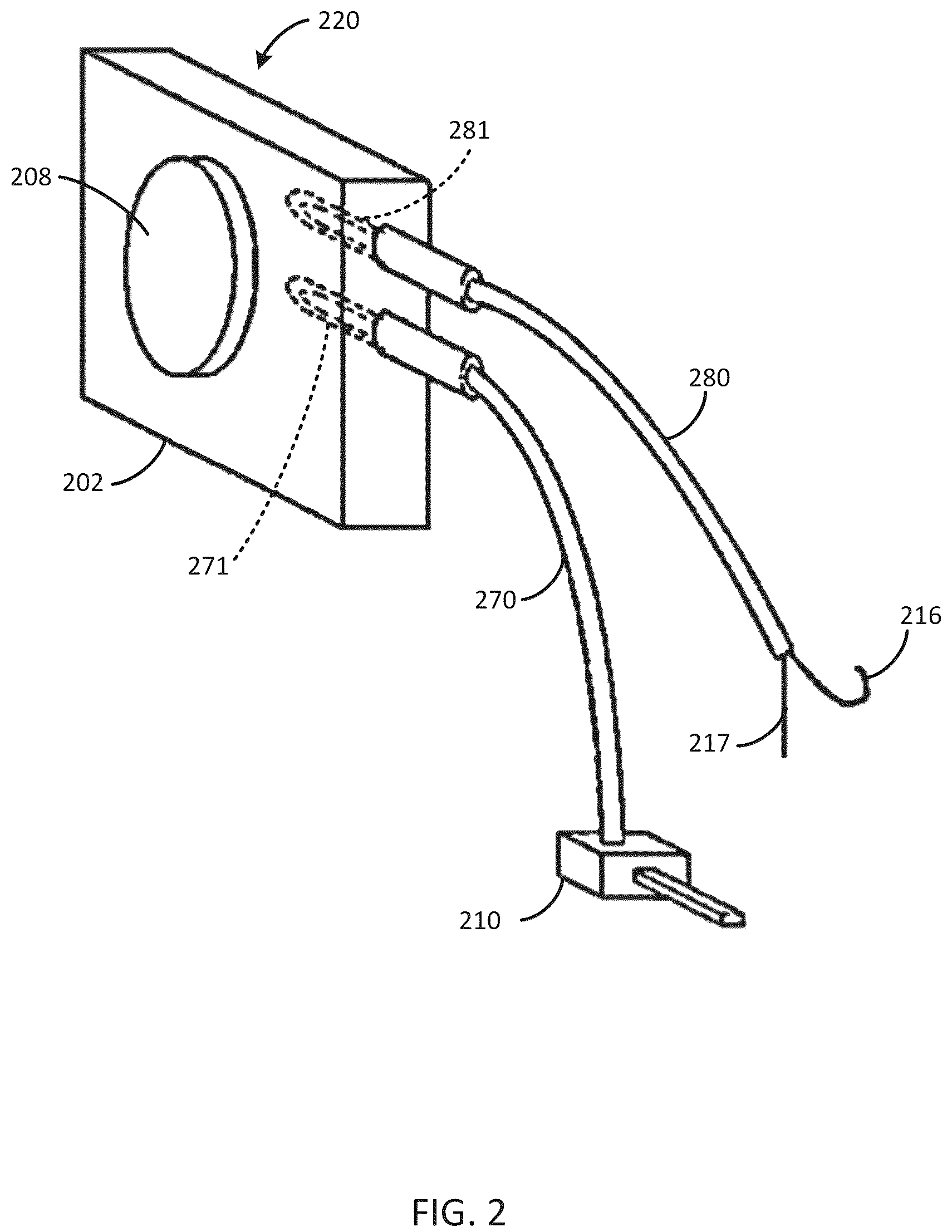 Patent US12318607 Figure 2 – Implantable cochlear system with integrated components and lead characterization