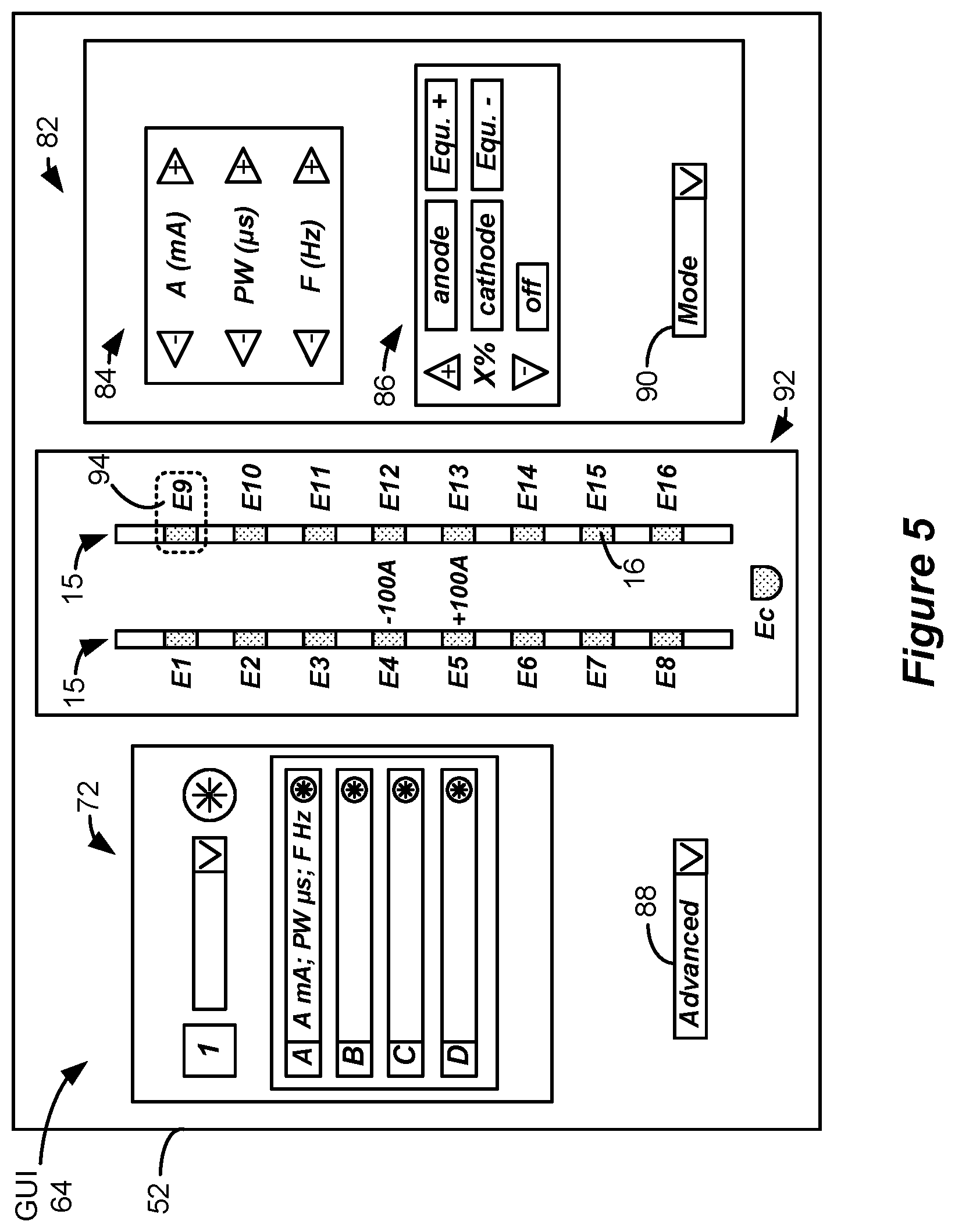 Patent US12318615 Figure 3 – Stimulation configuration variation to control evoked temporal patterns
