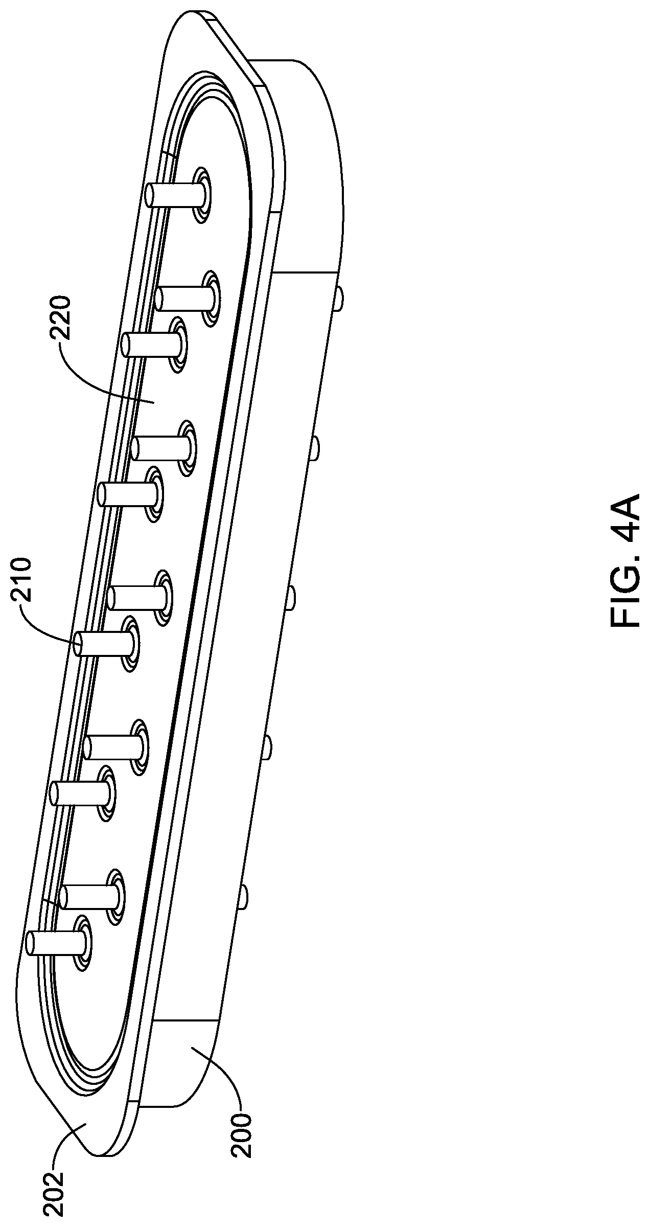 Patent US12318618 Figure 4 – Implantable medical device with feedthrough antenna ground structure