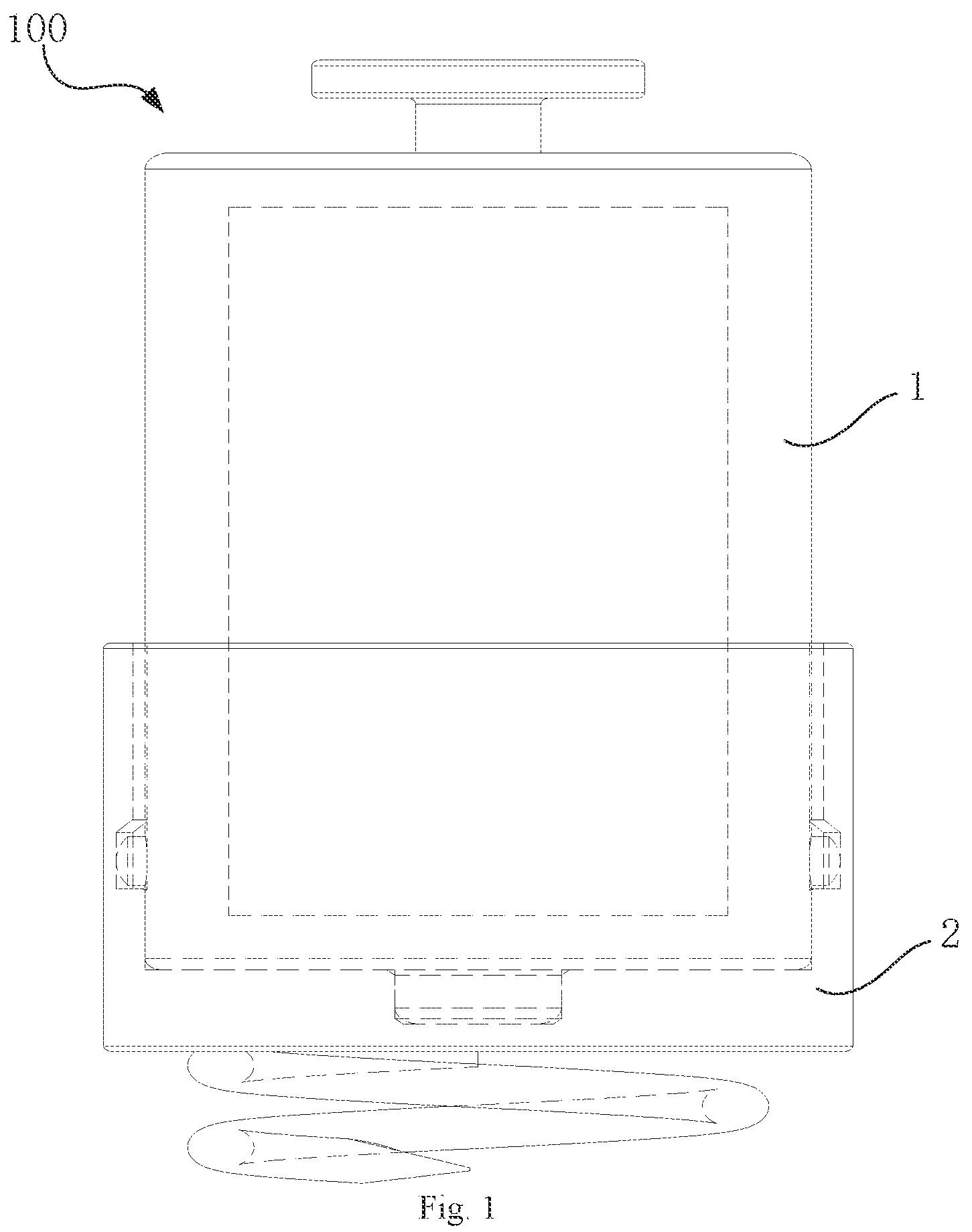 Patent US12318620 Figure 1 – Leadless pacemaker and tail end component and head end component thereof