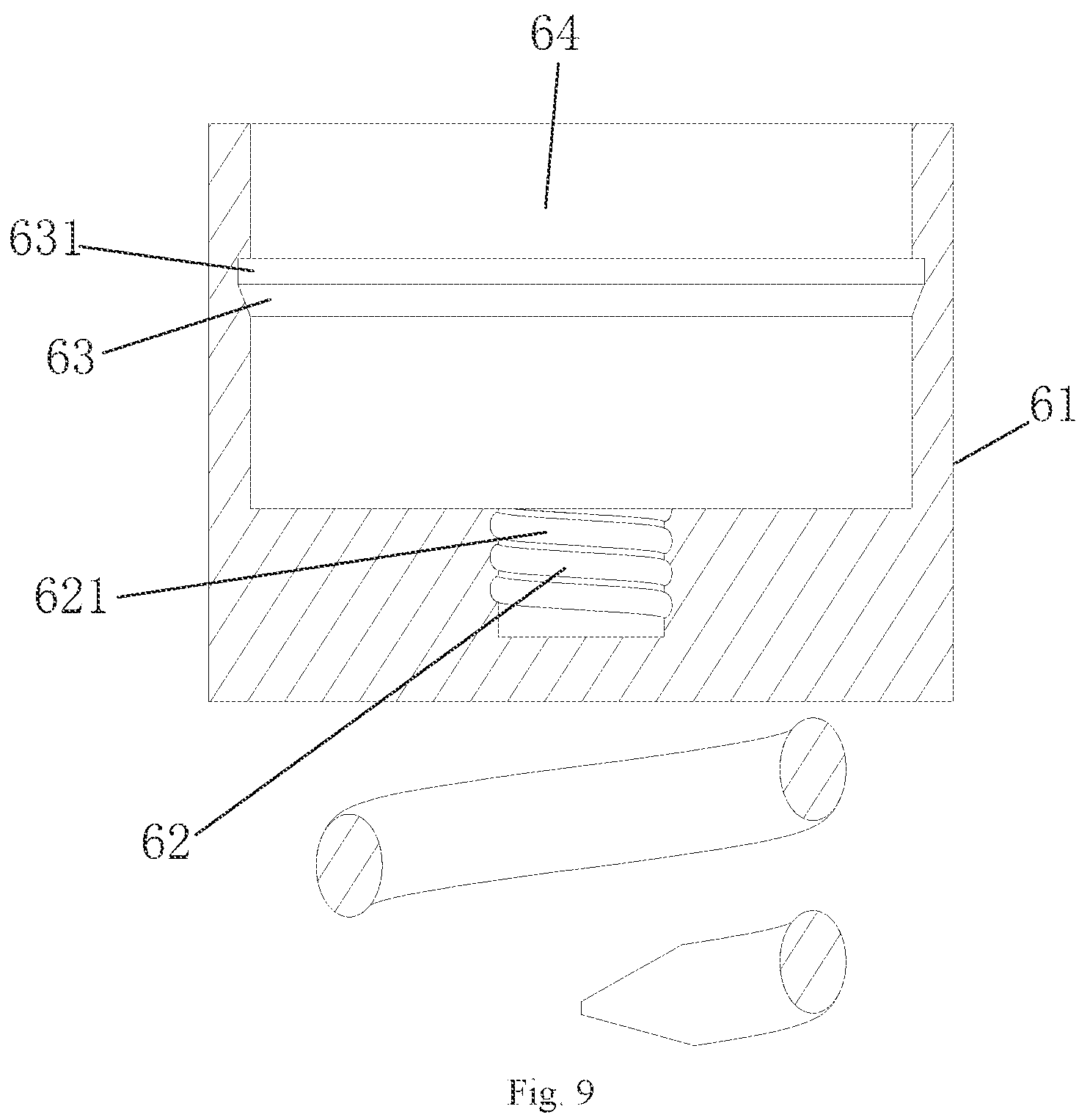 Patent US12318620 Figure 14 – Leadless pacemaker and tail end component and head end component thereof