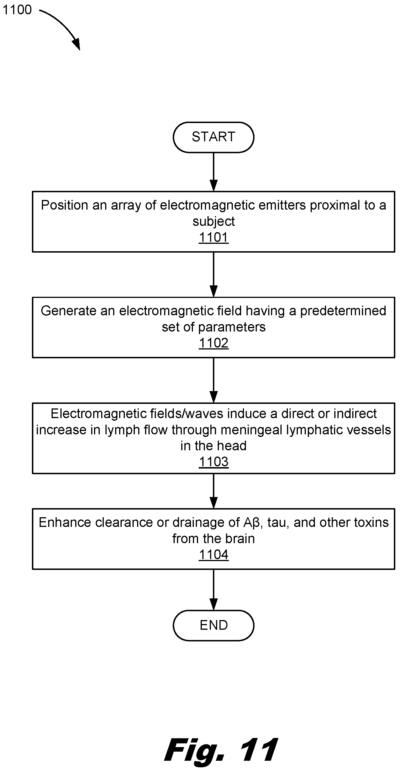Patent US12318624 Figure 10 – Brain immunoregulation through transcranial electromagnetic treatment