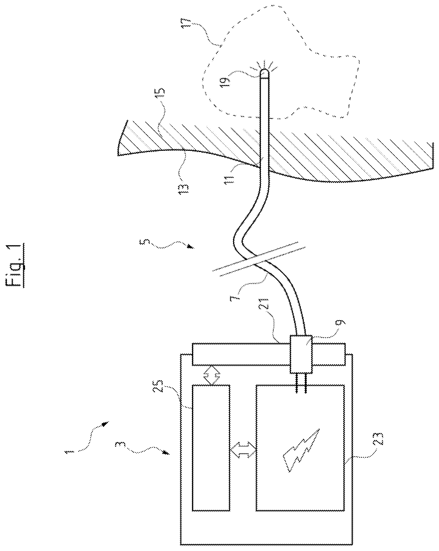 Patent US12318625 Figure 1 – Light applicator