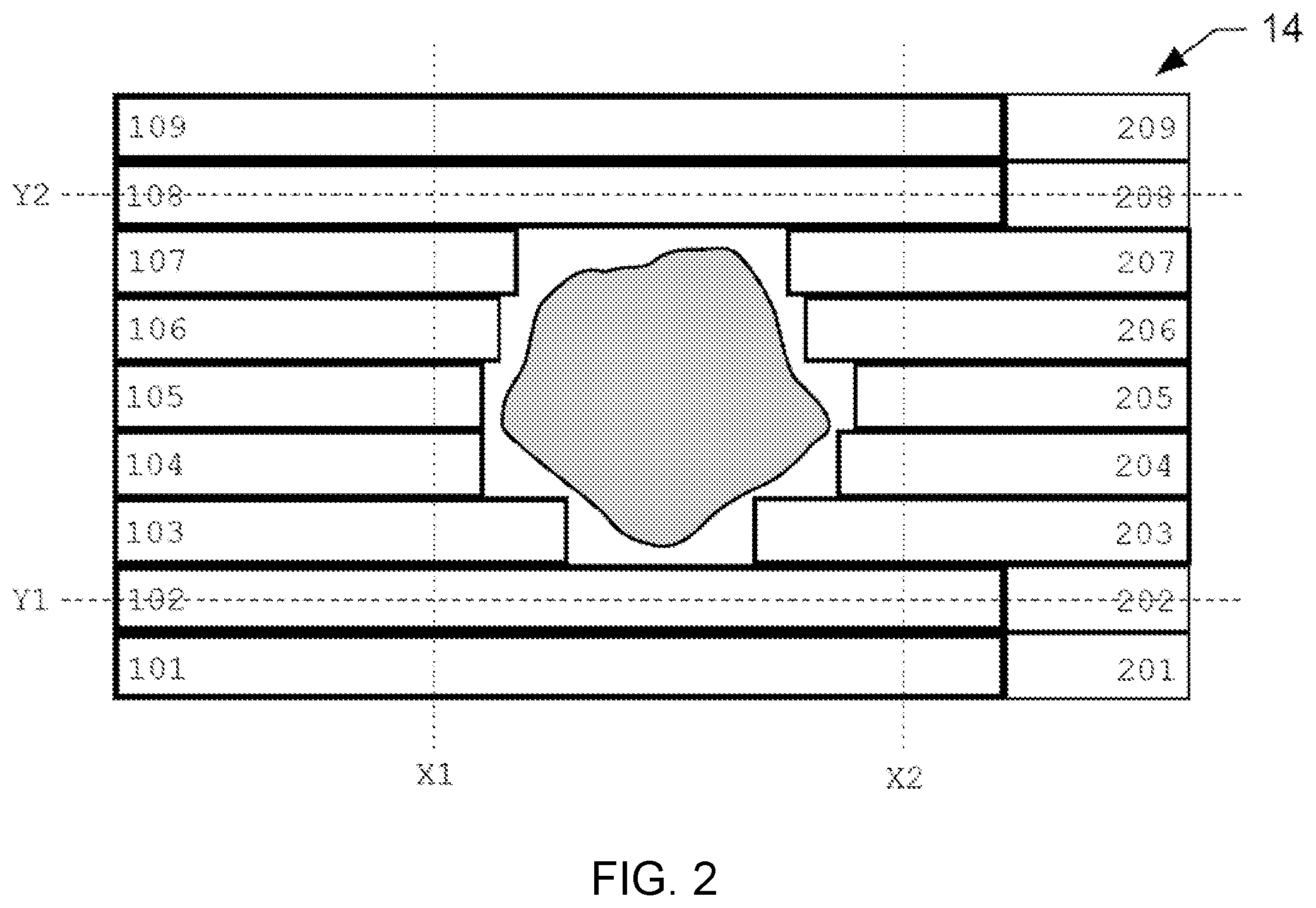 Patent US12318631 Figure 2 – Dose-based optimization for multi-leaf collimator (“MLC”) tracking during radiation therapy methods and apparatus