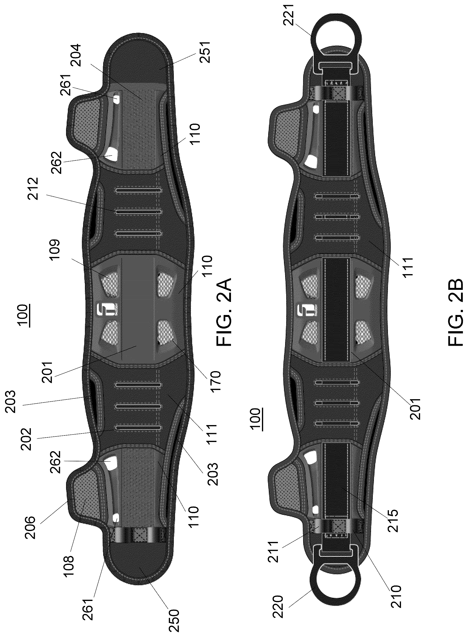 Patent US12318639 Figure 2 – Web harness waist pad belts