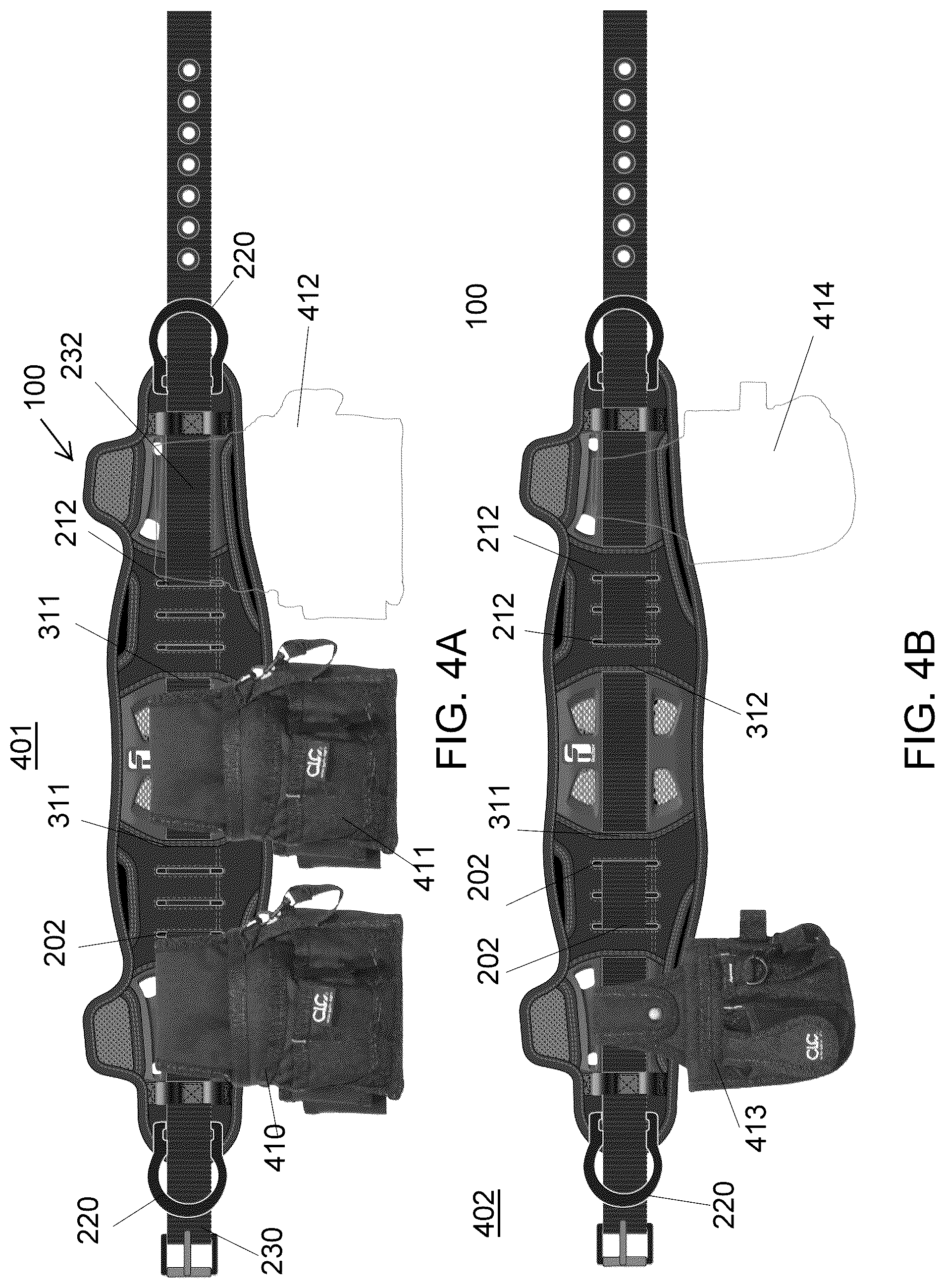 Patent US12318639 Figure 6 – Web harness waist pad belts