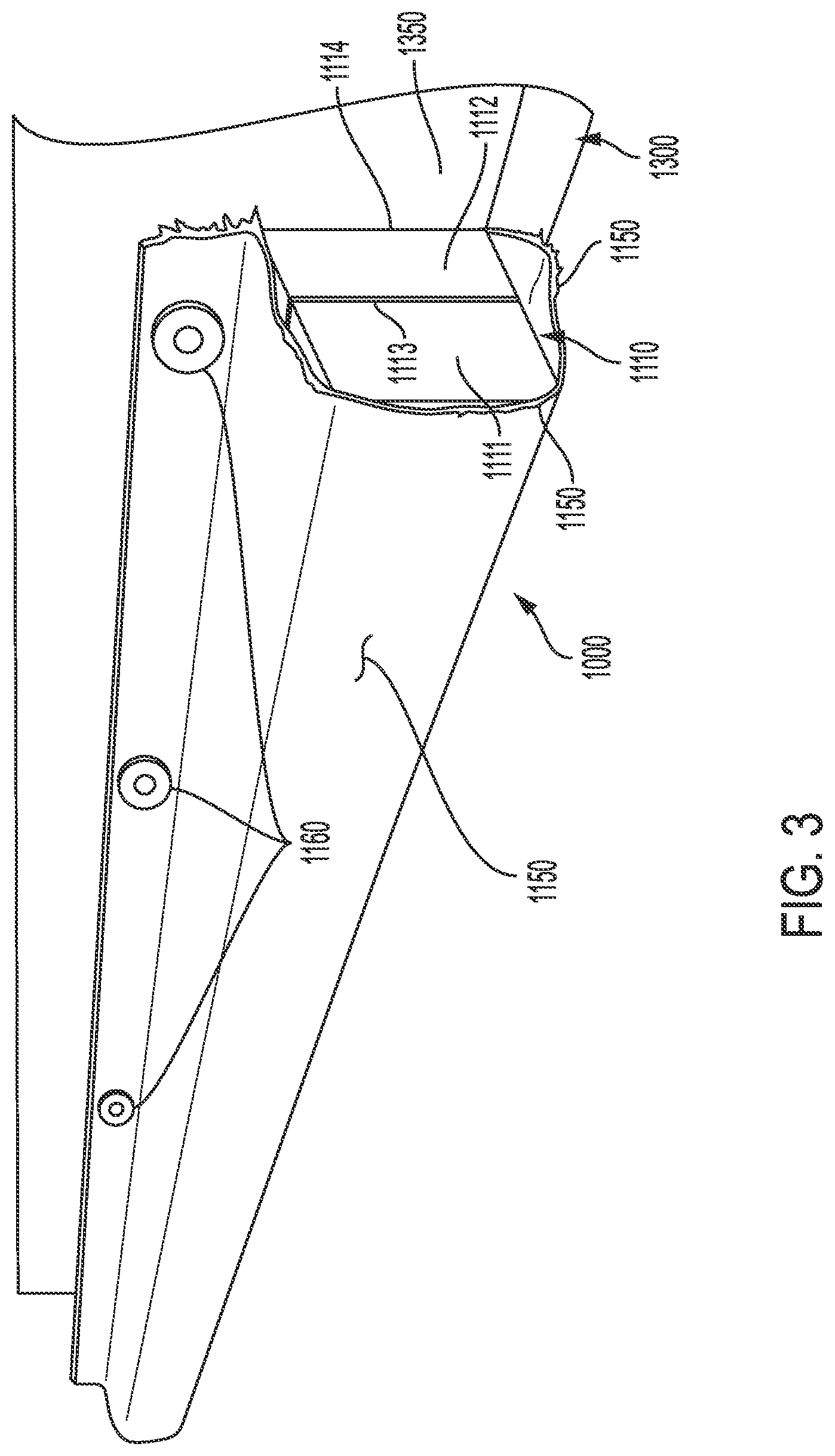 Patent US12318642 Figure 3 – Modular construction fire stop assembly