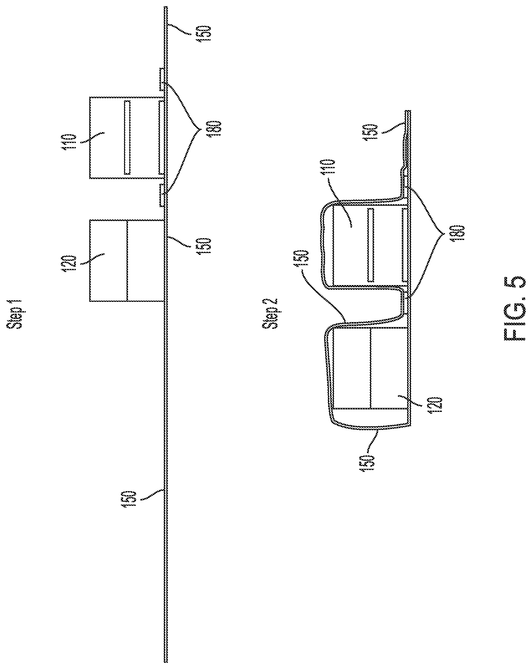 Patent US12318642 Figure 5 – Modular construction fire stop assembly