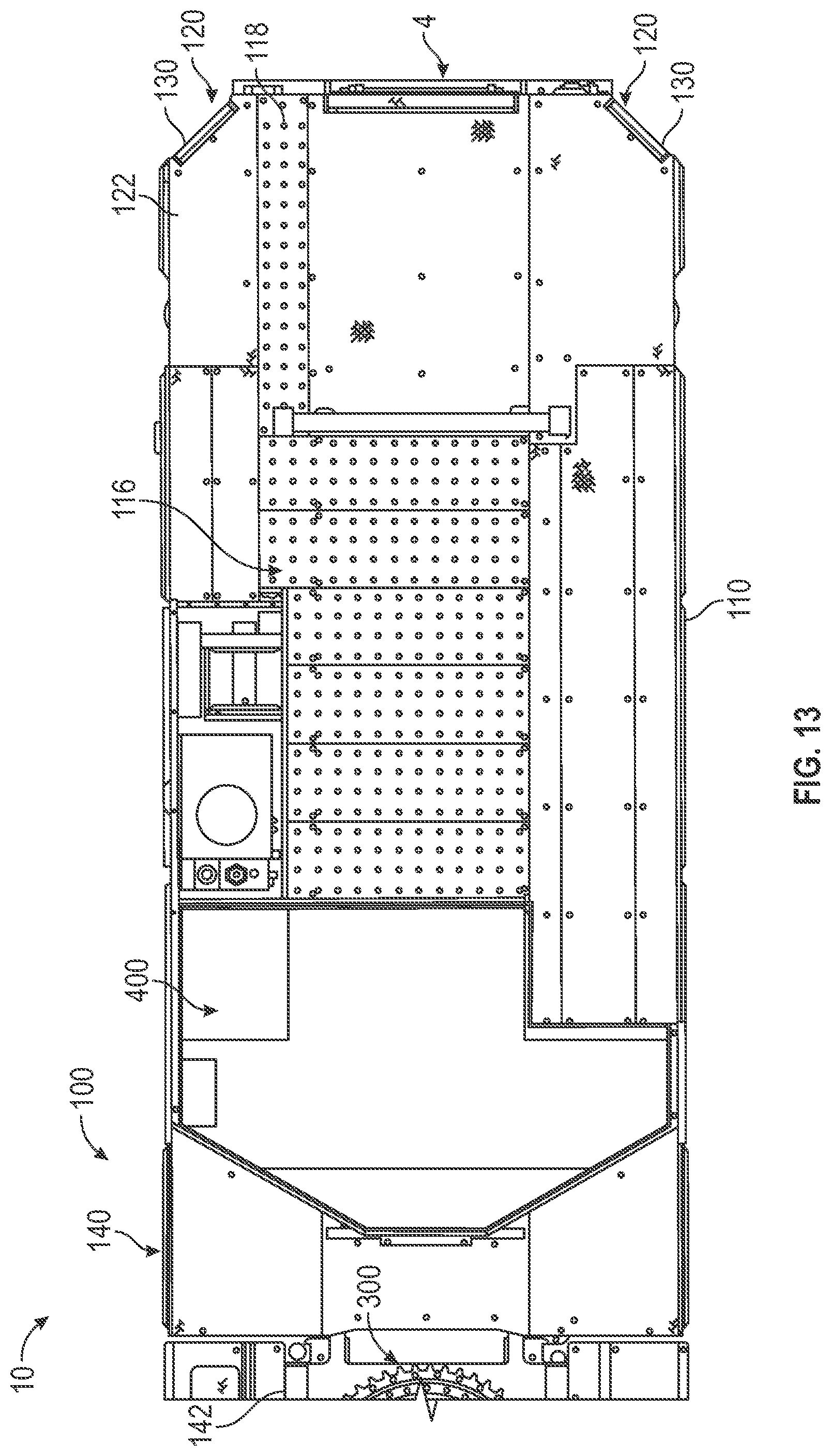 Patent US12318643 Figure 13 – Stability system for a fire apparatus