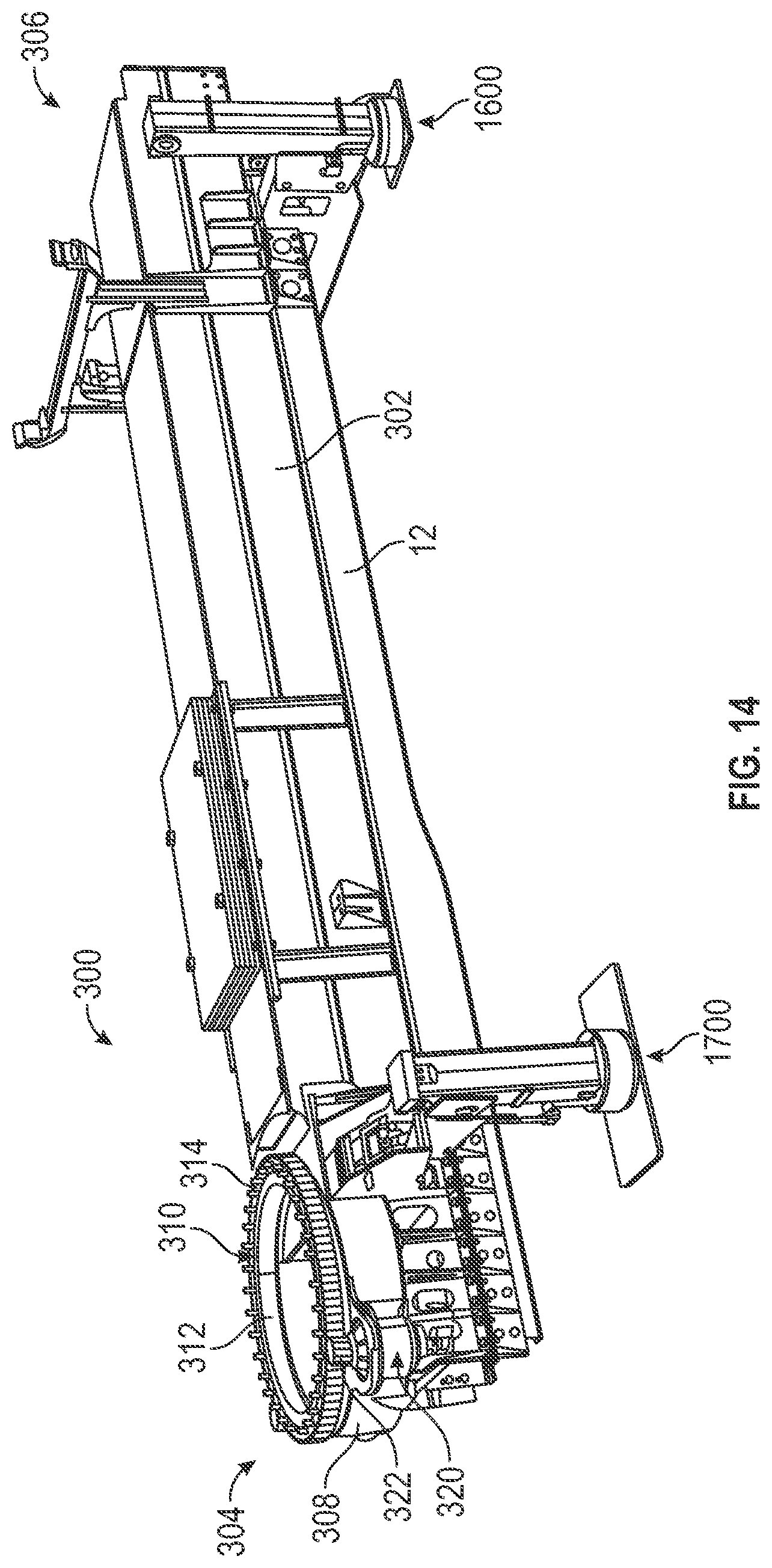 Patent US12318643 Figure 14 – Stability system for a fire apparatus
