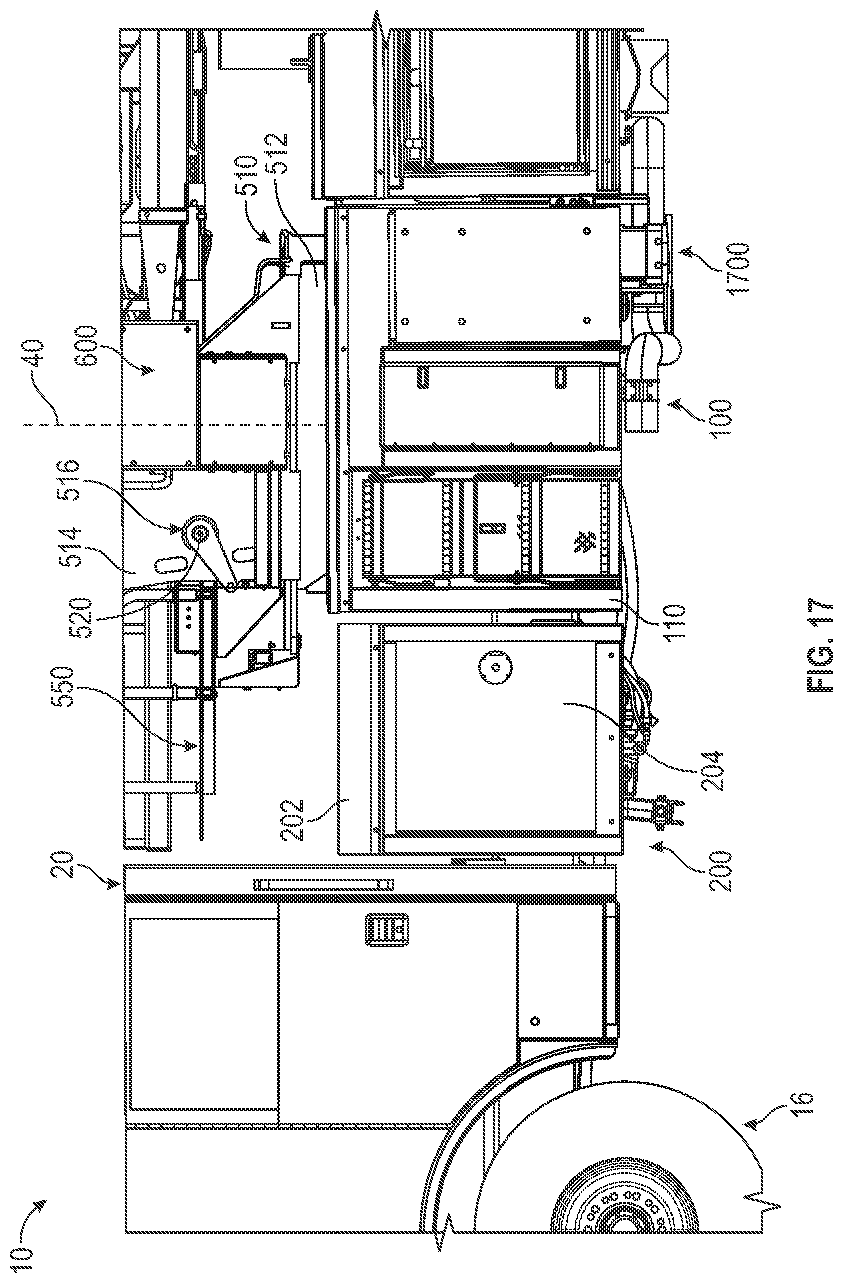 Patent US12318643 Figure 17 – Stability system for a fire apparatus