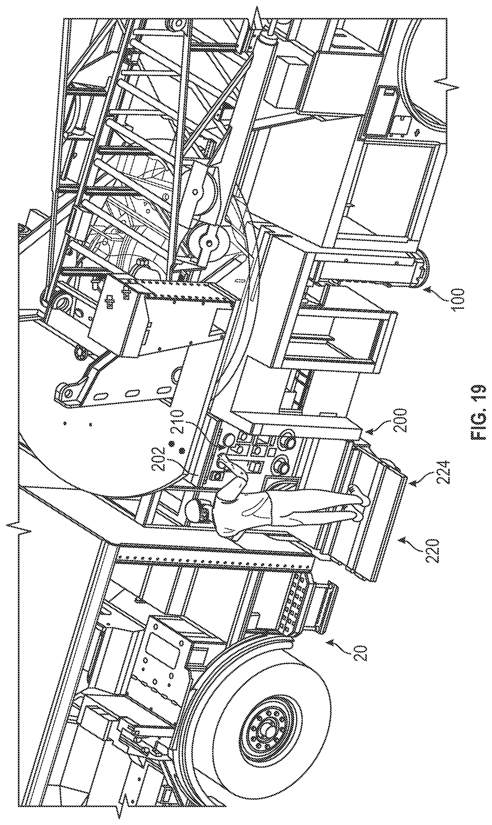 Patent US12318643 Figure 19 – Stability system for a fire apparatus