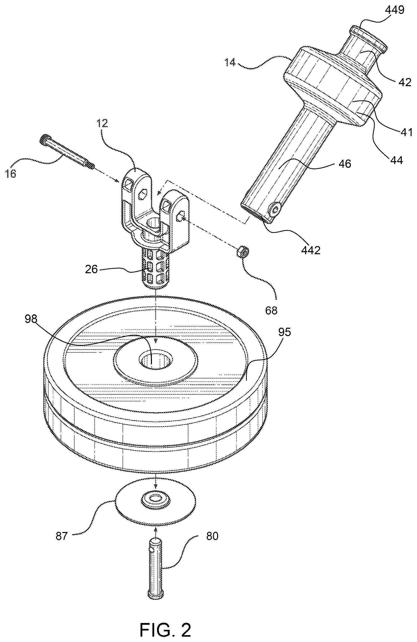 Patent US12318647 Figure 2 – Exercise device