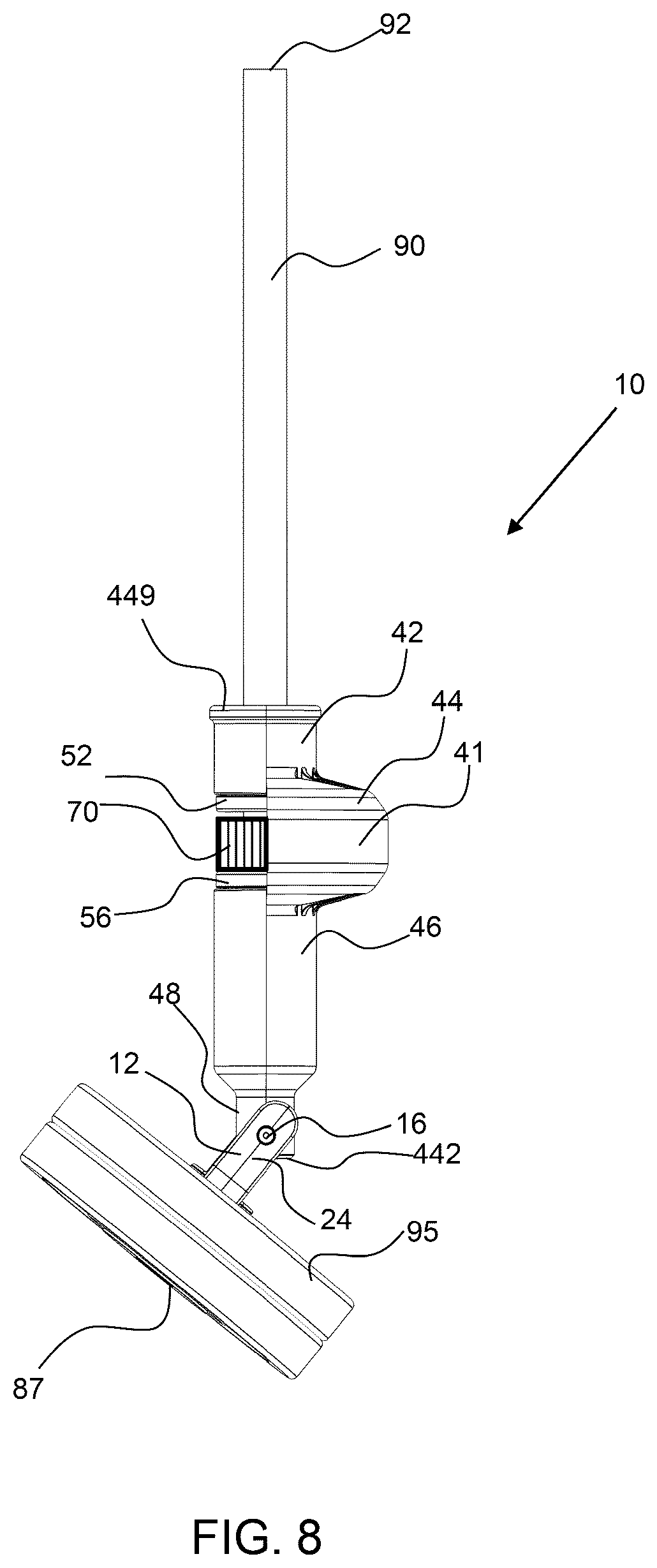 Patent US12318647 Figure 8 – Exercise device
