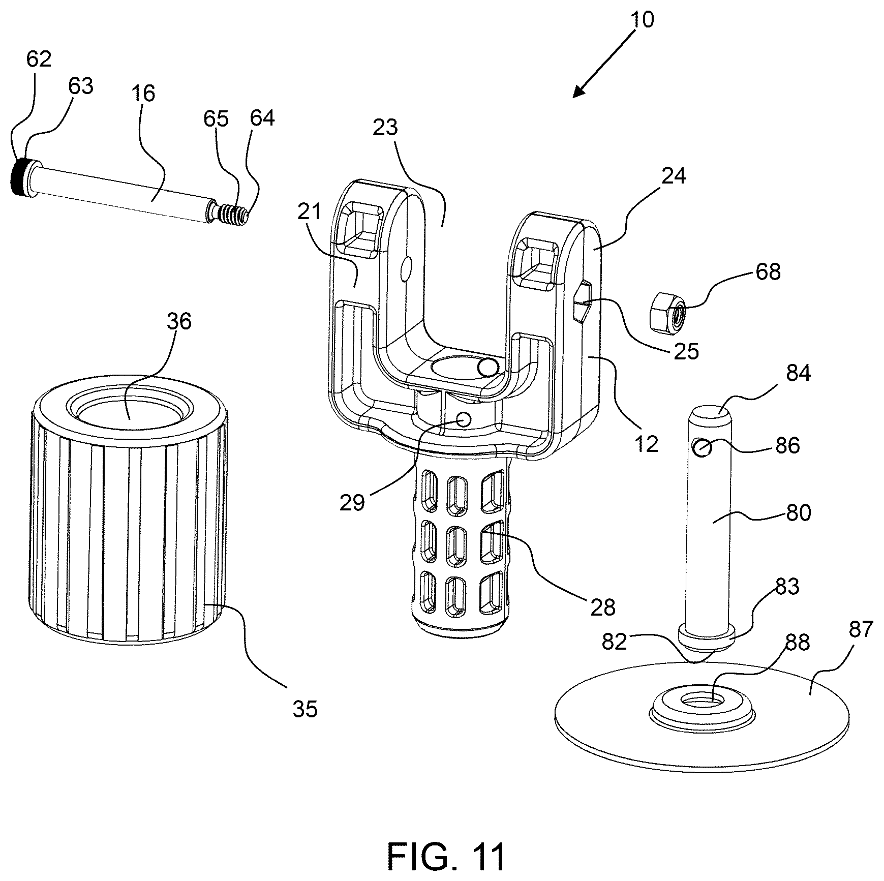 Patent US12318647 Figure 11 – Exercise device