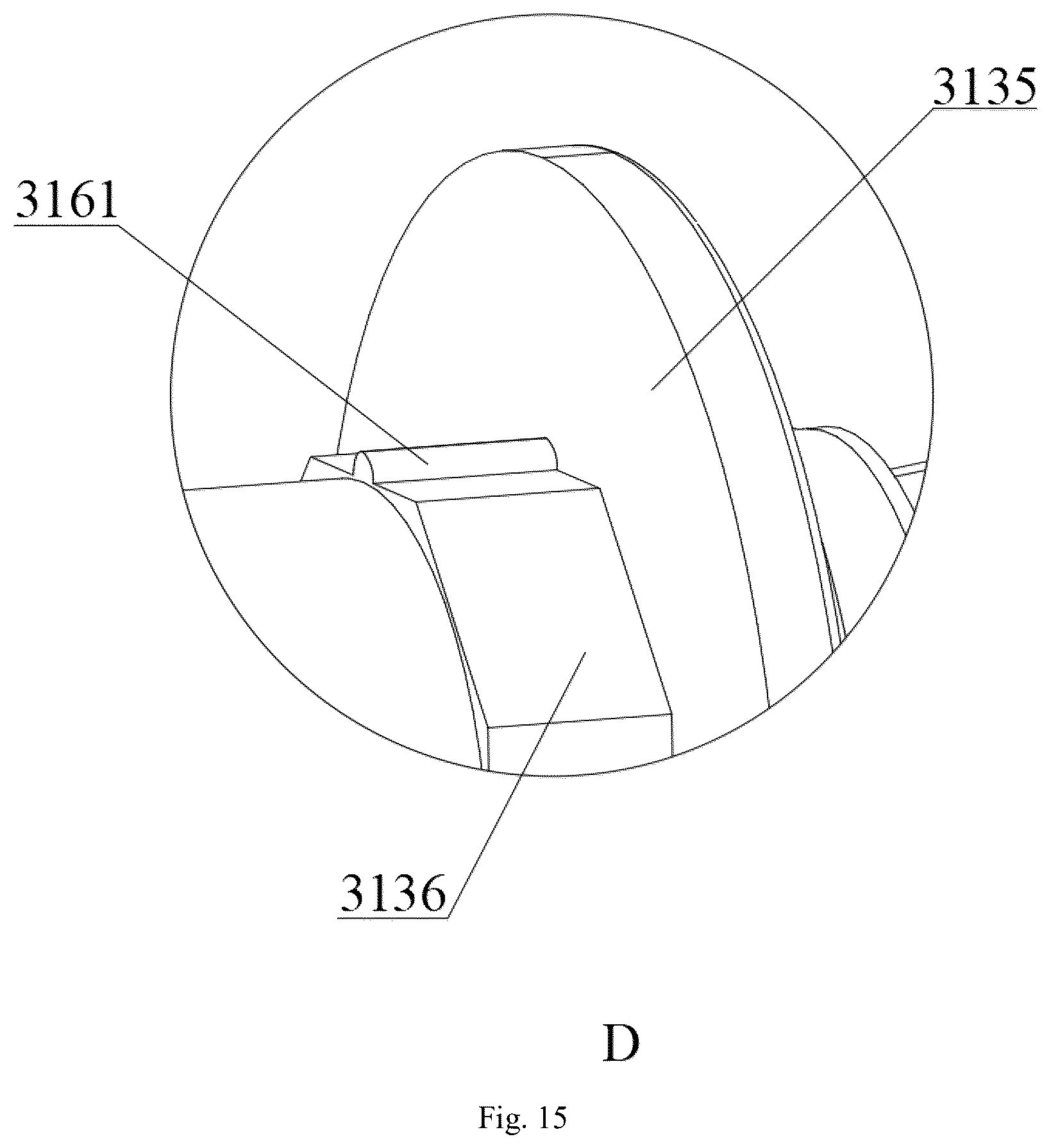 Patent US12318650 Figure 15 – Locking mechanism for dumbbell and dumbbell using the same