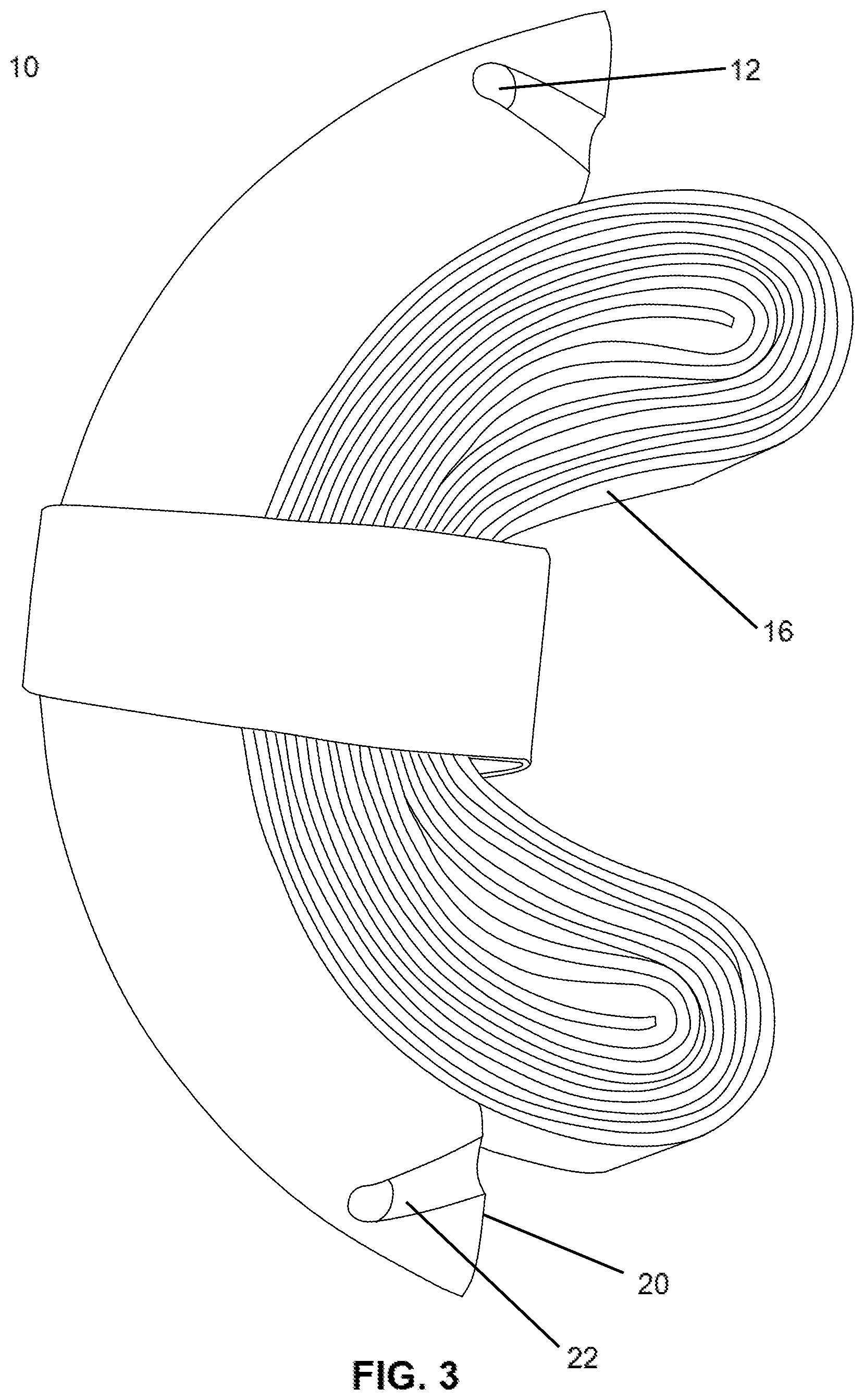Patent US12318654 Figure 3 – Exercise handle apparatus