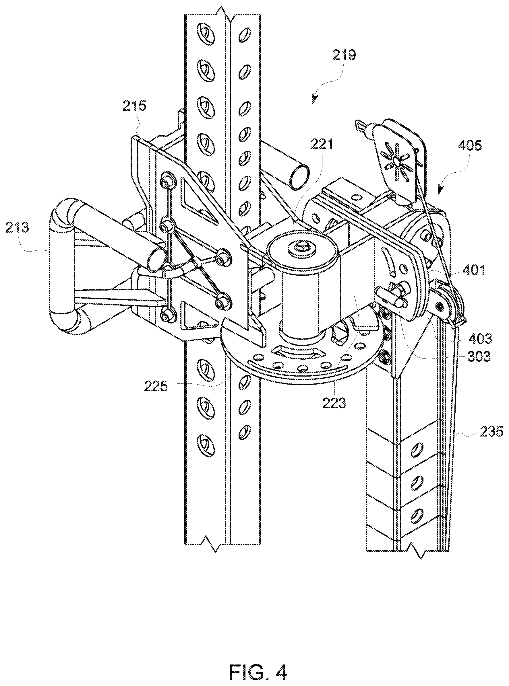 Patent US12318657 Figure 4 – Exercise machine system and method of use