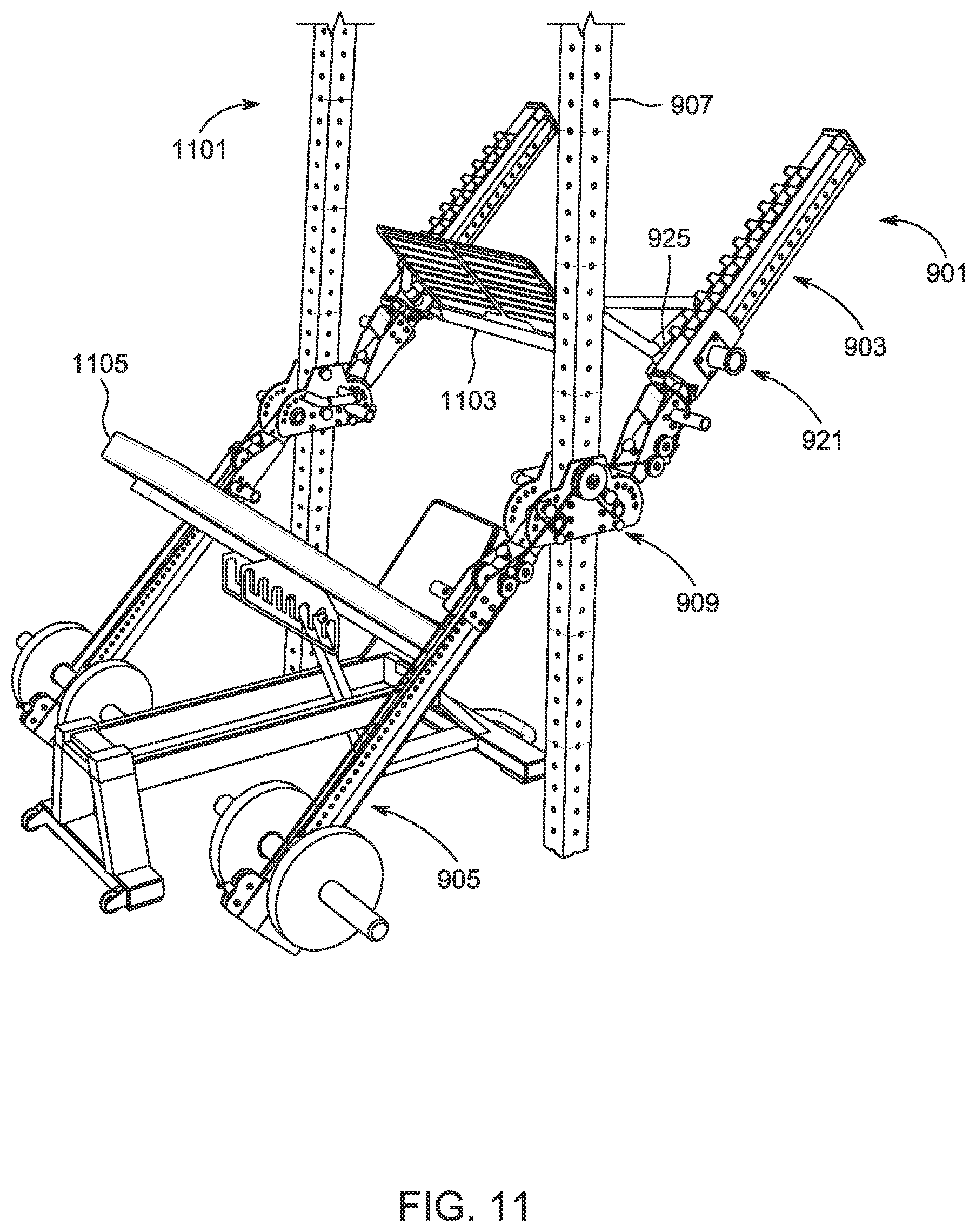 Patent US12318657 Figure 11 – Exercise machine system and method of use