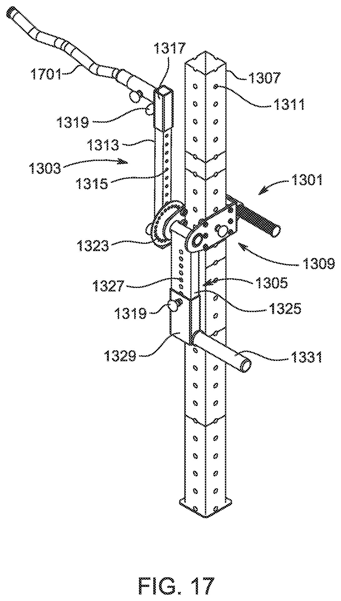 Patent US12318657 Figure 17 – Exercise machine system and method of use