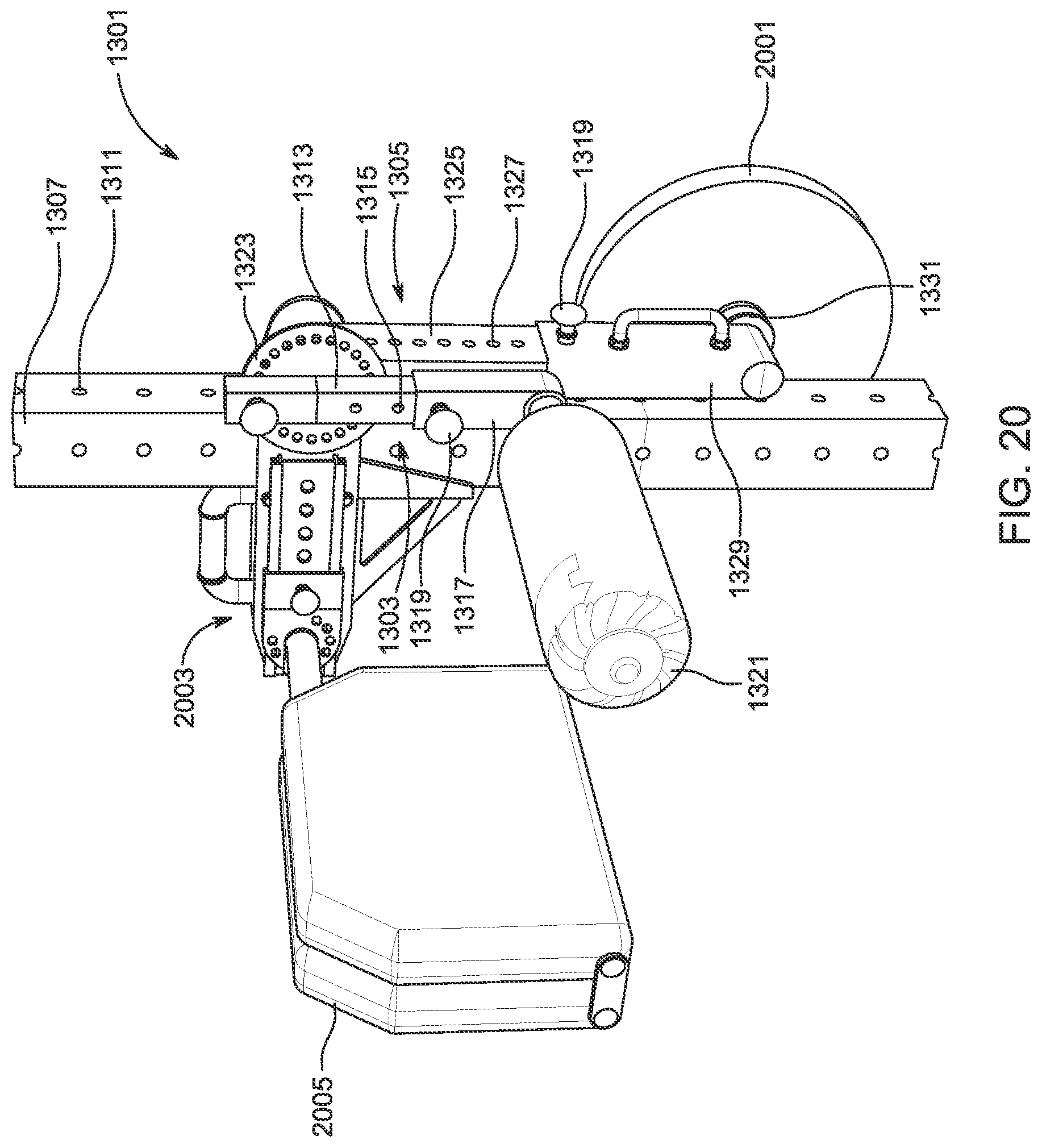 Patent US12318657 Figure 20 – Exercise machine system and method of use