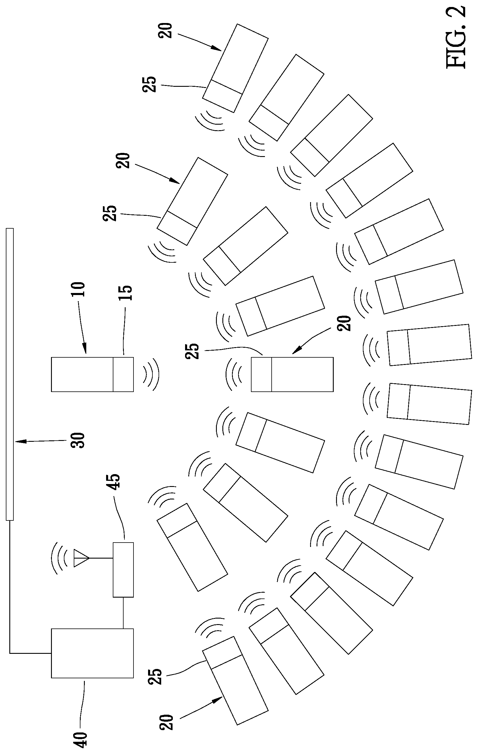 Patent US12318662 Figure 2 – Group exercise system and method for adjusting personal exercise level in group exercise