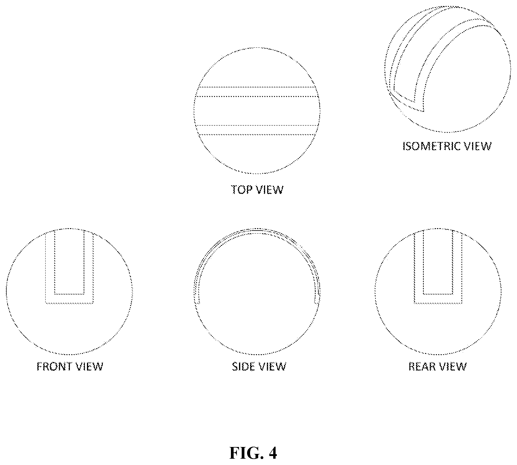 Patent US12318664 Figure 4 – Golf ball having at least one radar detectable mark