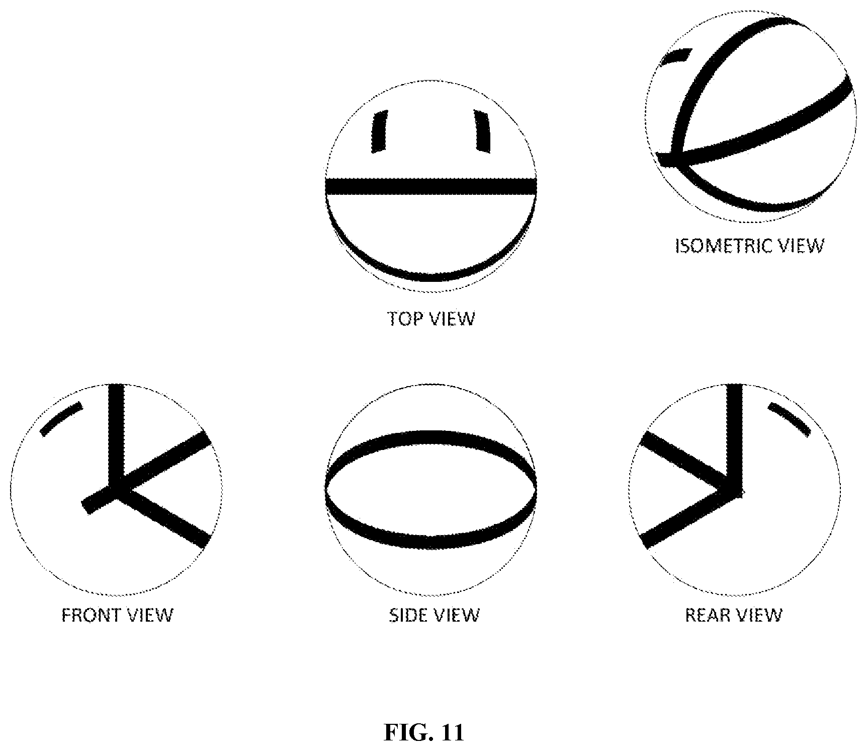 Patent US12318664 Figure 11 – Golf ball having at least one radar detectable mark
